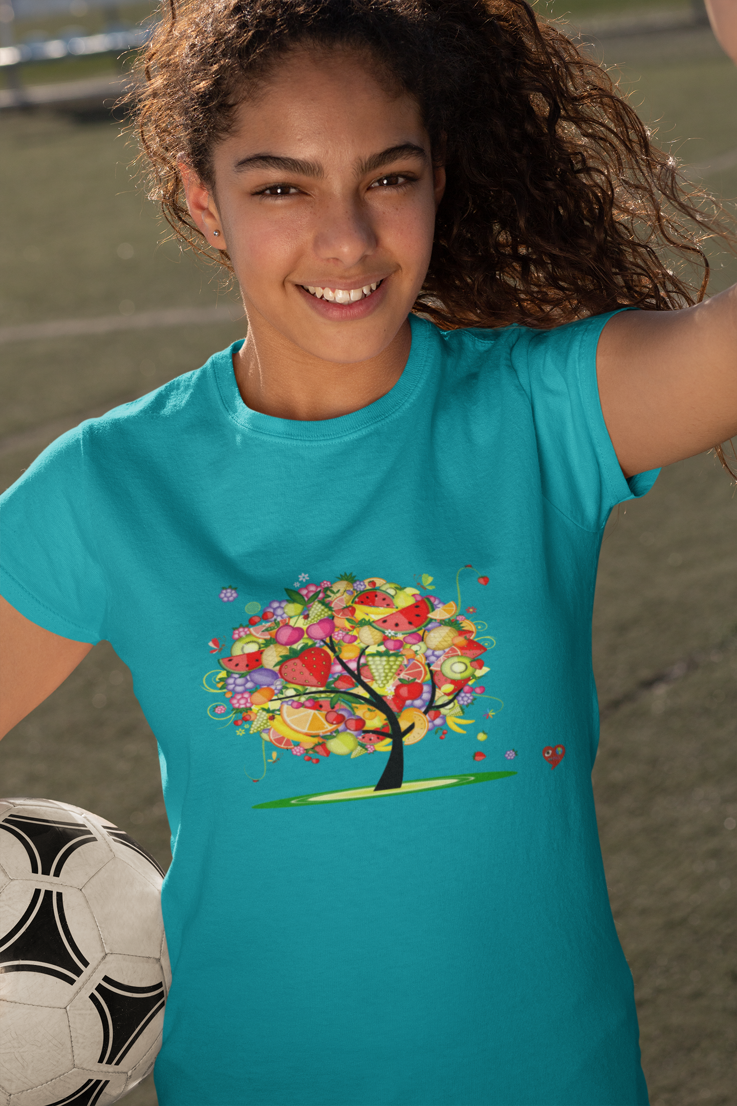 Kids Tee – Colorful Fruit Tree Graphic | Cute Fall & Love Shirt for Children product thumbnail image Kids Tee – Colorful Fruit Tree Graphic | Cute Fall & Love Shirt for Children product thumbnail image