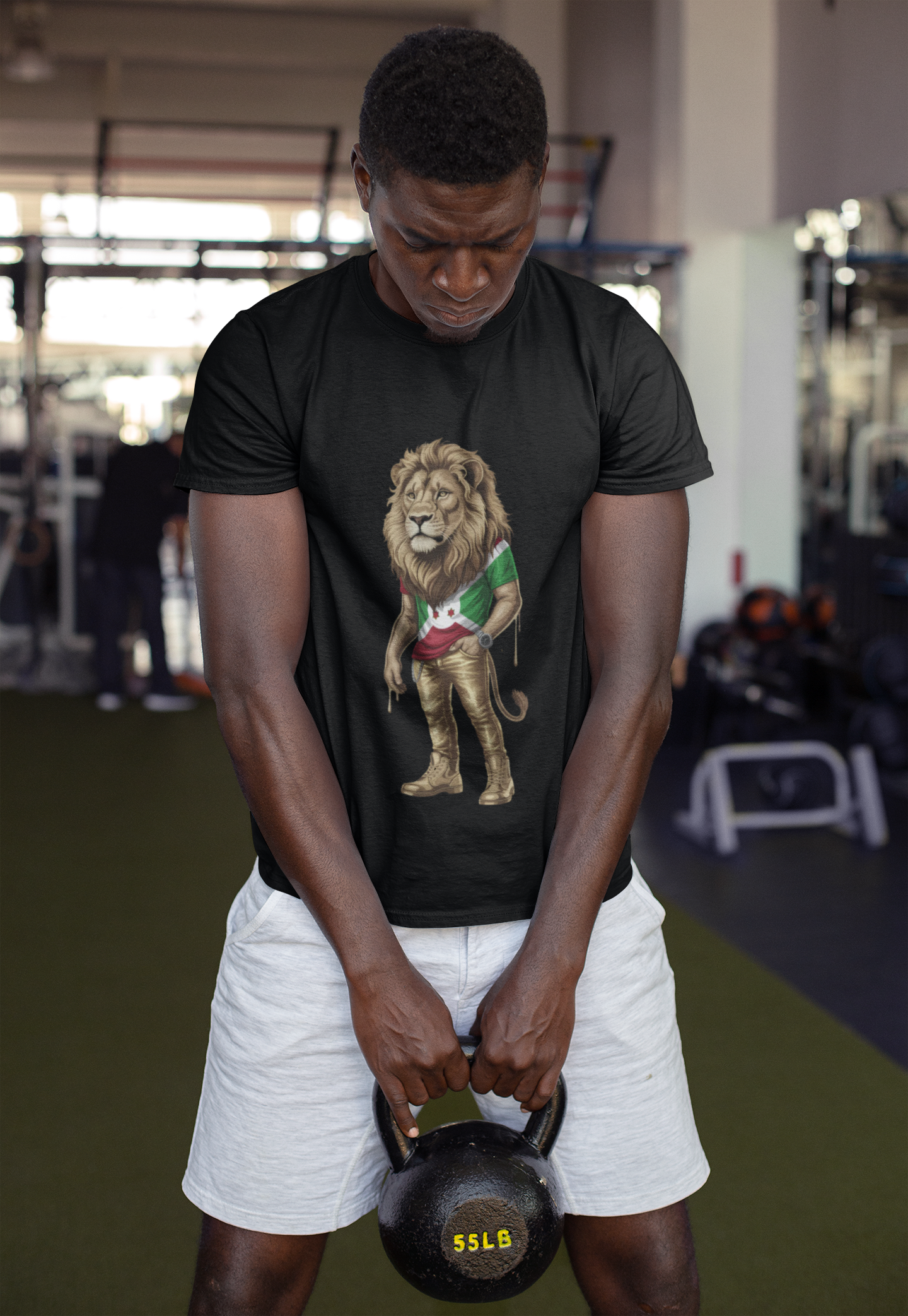 Lion with burundi Tee  product thumbnail image