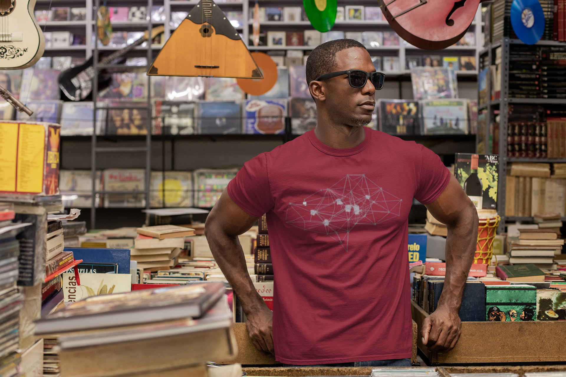 Speed and Space Crewneck Sweatshirt — Cosmic Constellation Graphic product thumbnail image