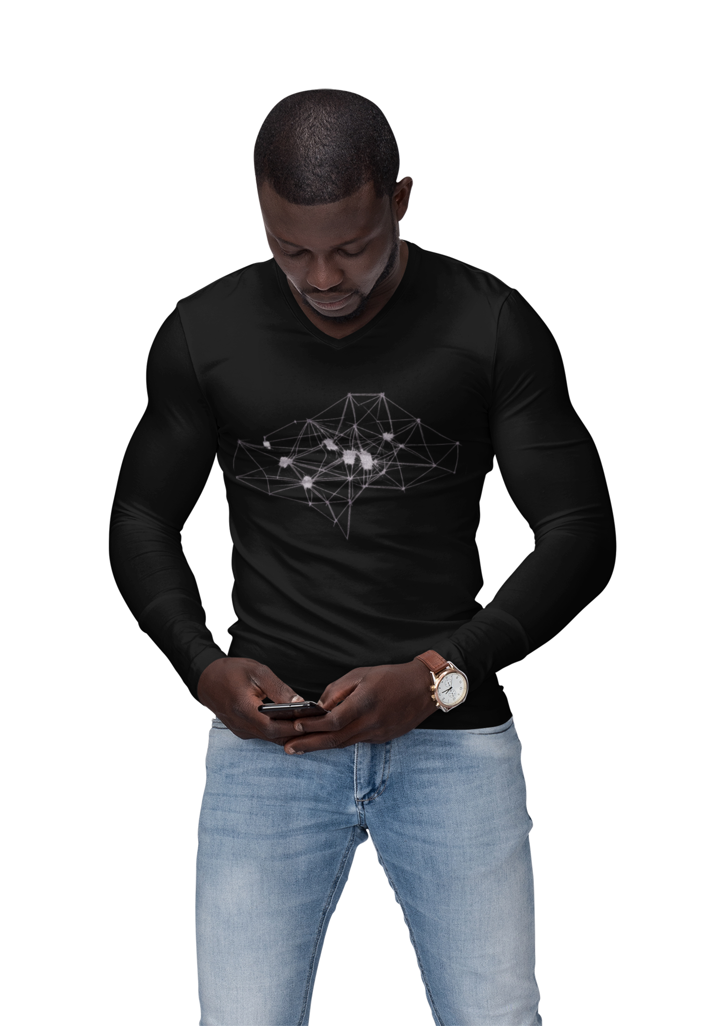 Speed and Space Crewneck Sweatshirt — Cosmic Constellation Graphic product thumbnail image