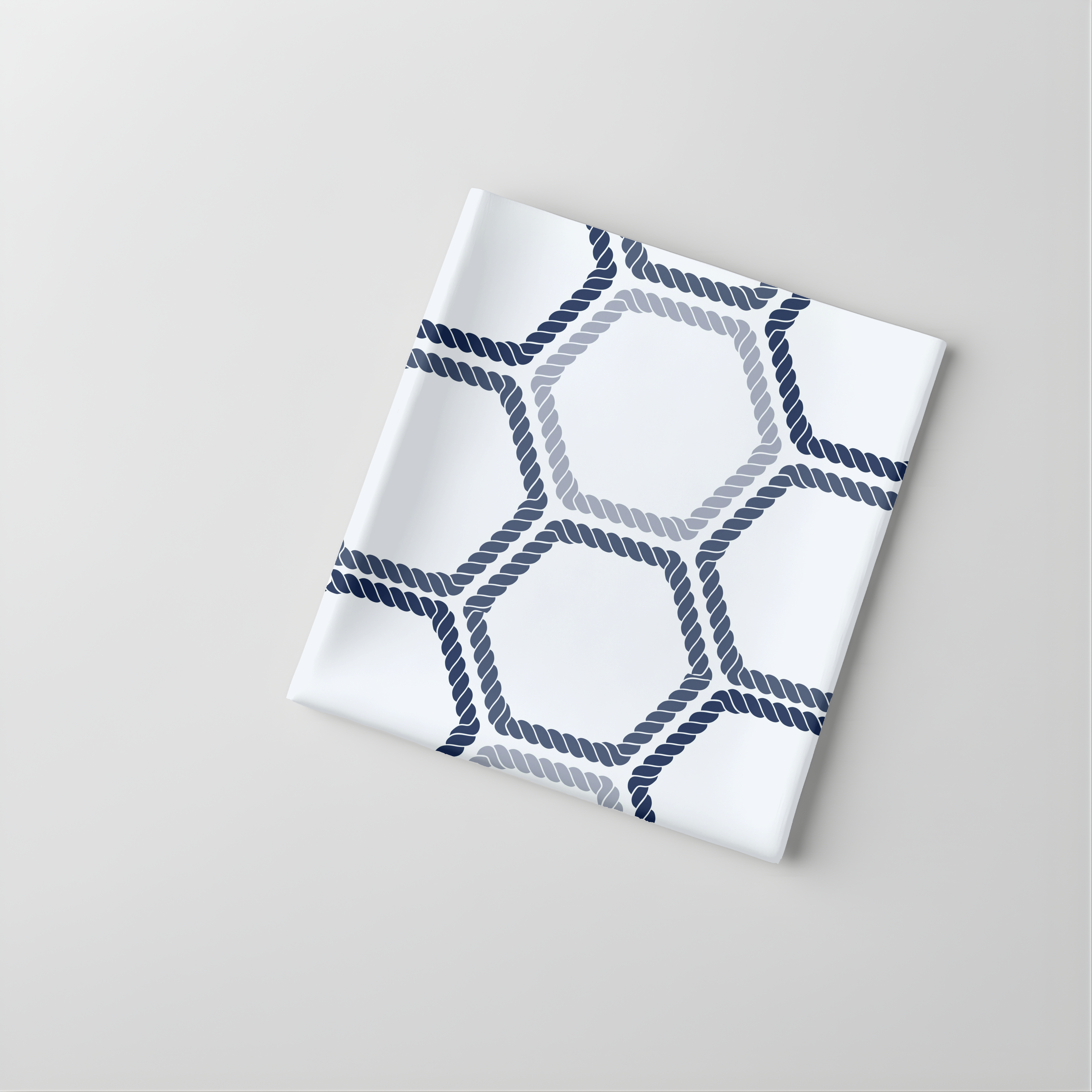 Nautical Rope Fabric Cotton Material, Light Blue Navy Coastal Print | Marine Rope Pattern Fabric by the Yard | Beach Decor Sewing Quilting product thumbnail image Nautical Rope Fabric Cotton Material, Light Blue Navy Coastal Print | Marine Rope Pattern Fabric by the Yard | Beach Decor Sewing Quilting product thumbnail image