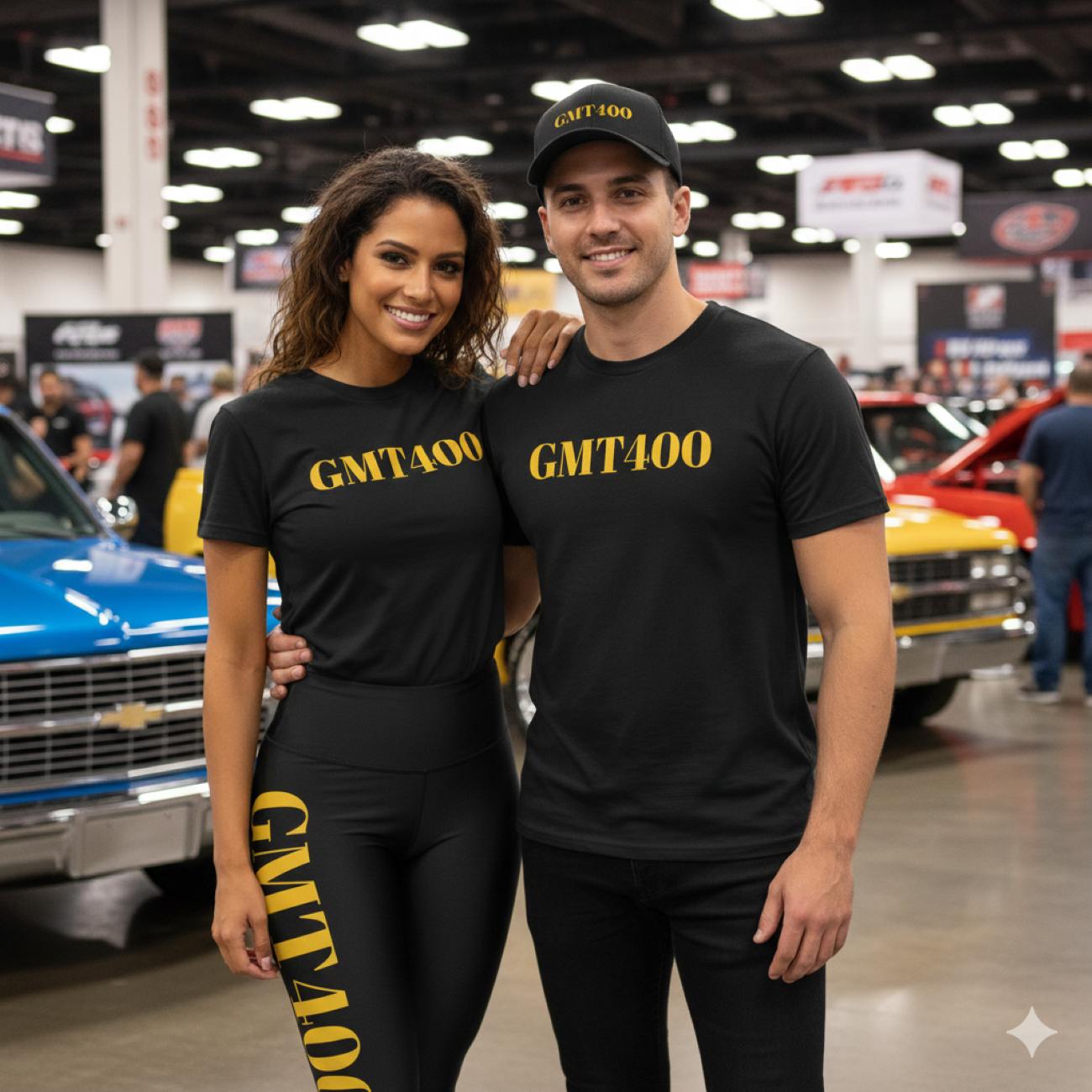 "GMT400" Classic Tee — Vintage Yellow Logo Trucking Shirt product thumbnail image "GMT400" Classic Tee — Vintage Yellow Logo Trucking Shirt product thumbnail image