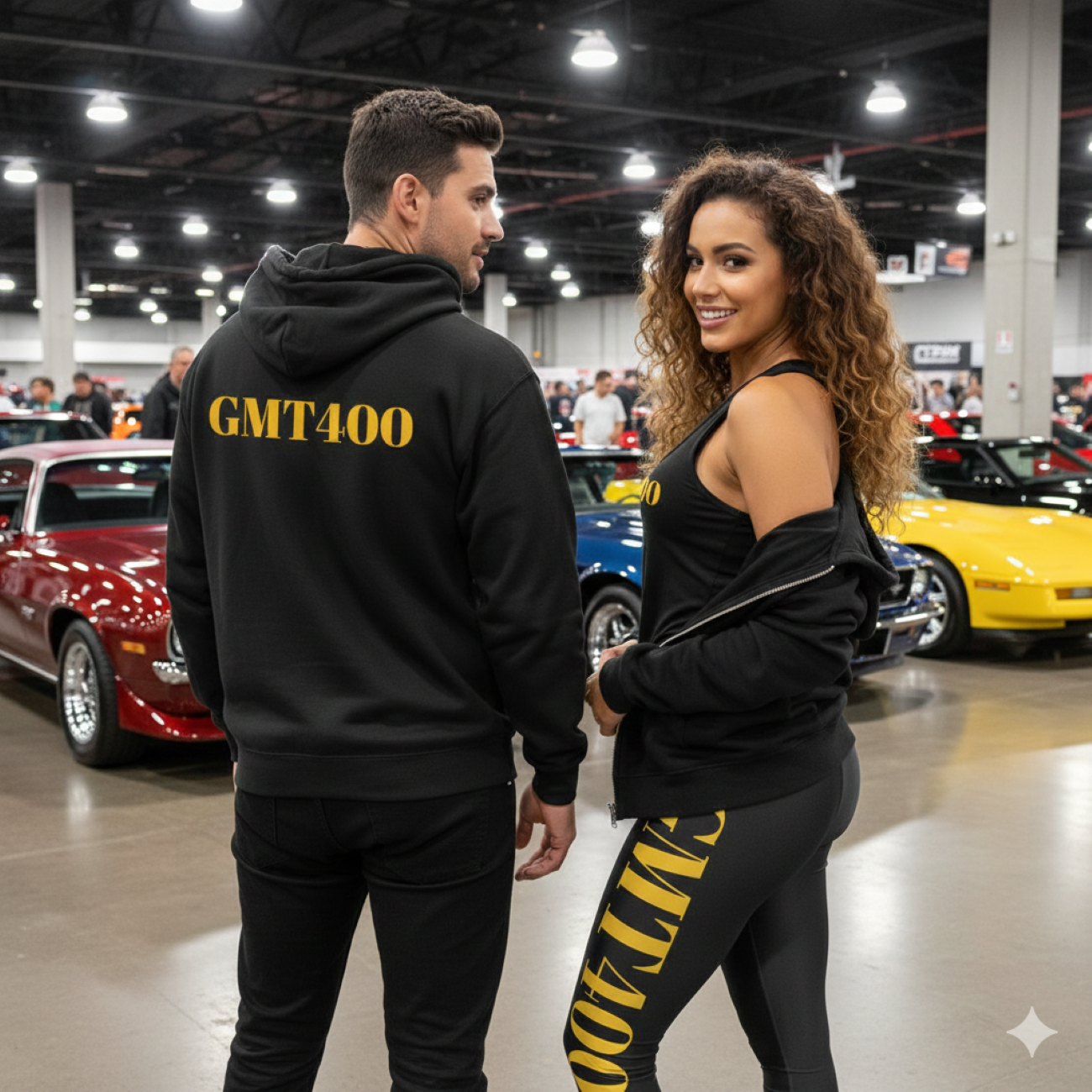 "GMT400" Zip Hoodie - Classic Back Print Full-Zip Sweatshirt product thumbnail image