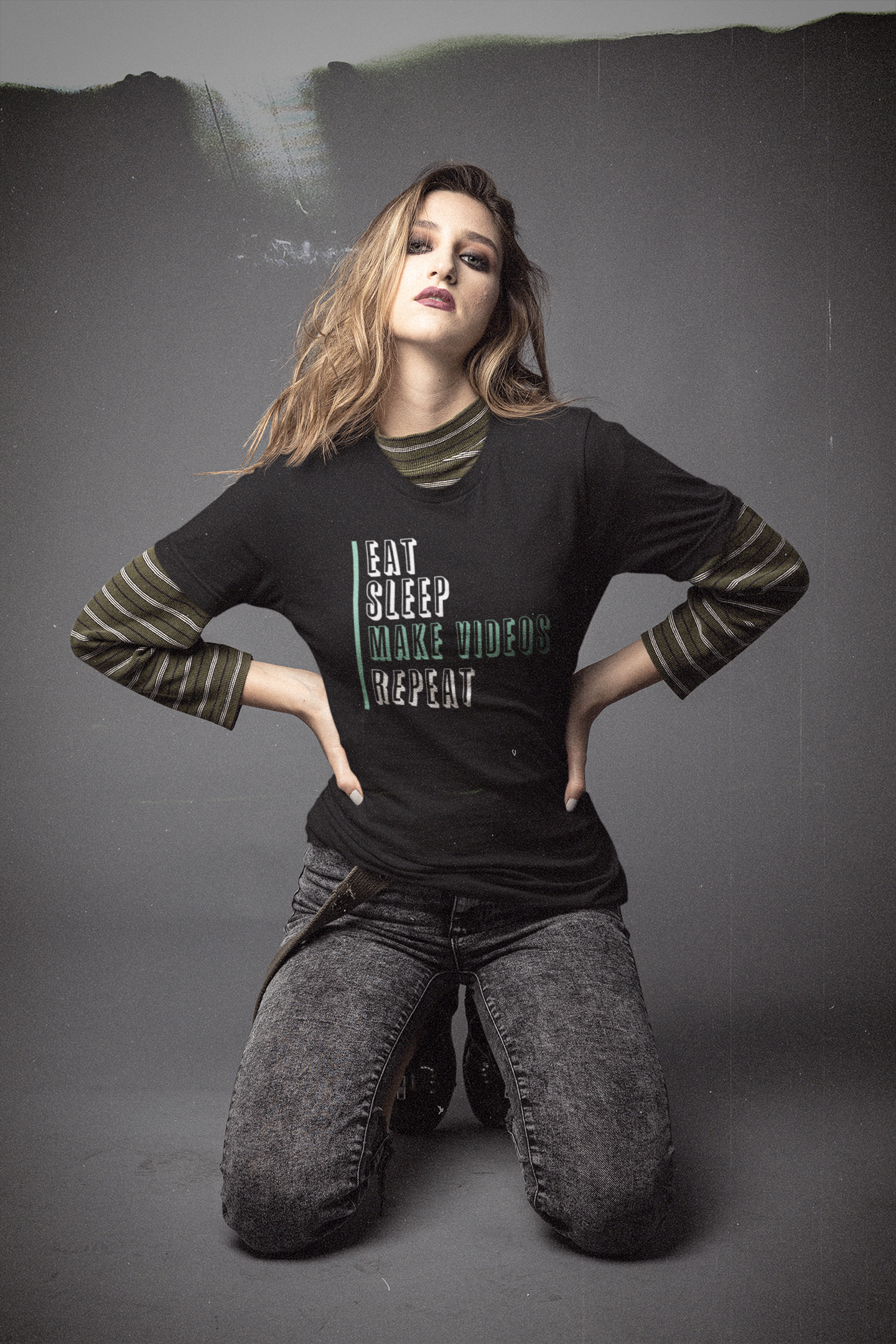 Eat Sleep Make Videos Repeat Shirt product thumbnail image Eat Sleep Make Videos Repeat Shirt product thumbnail image