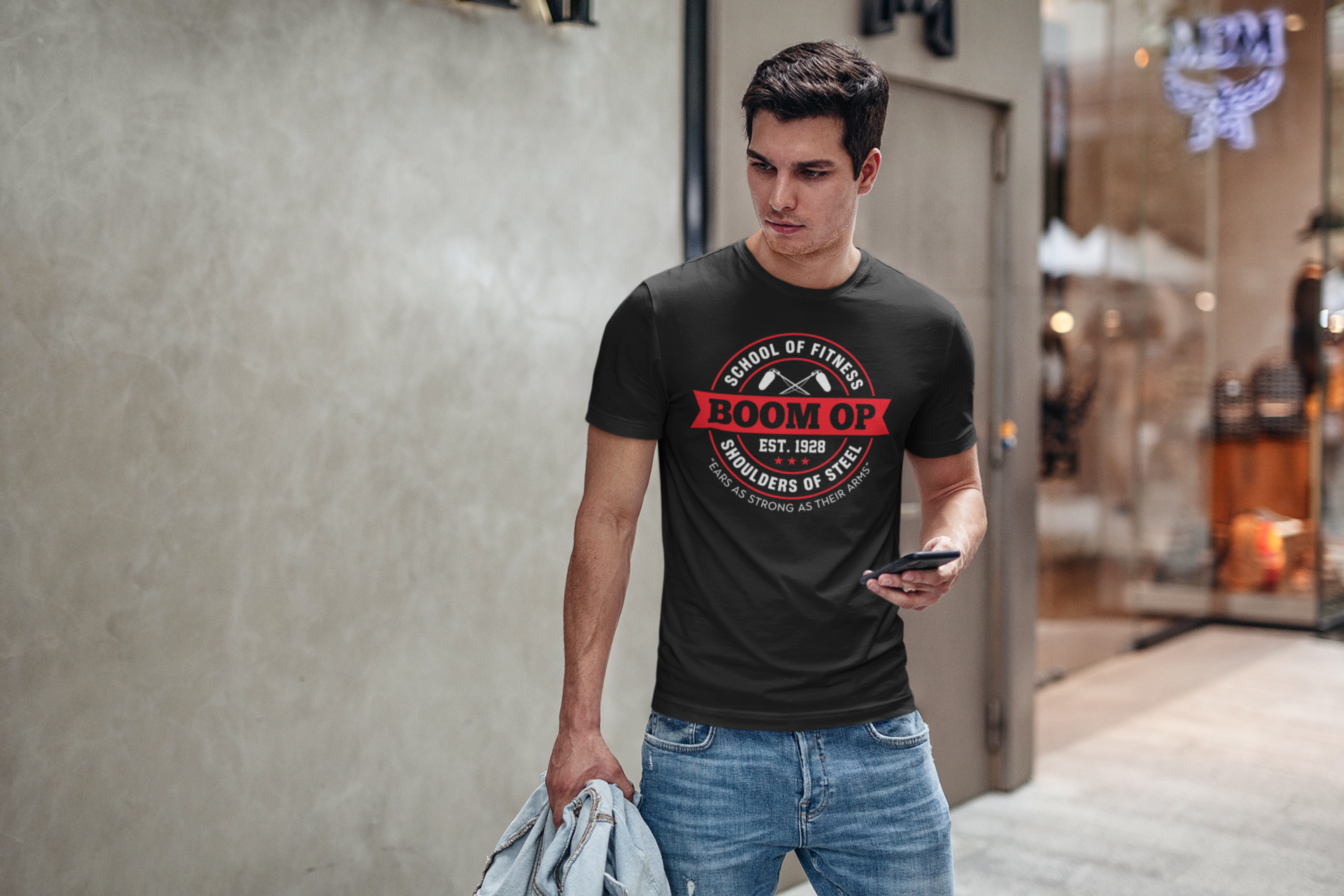 Boom Op School of Fitness Shirt product thumbnail image