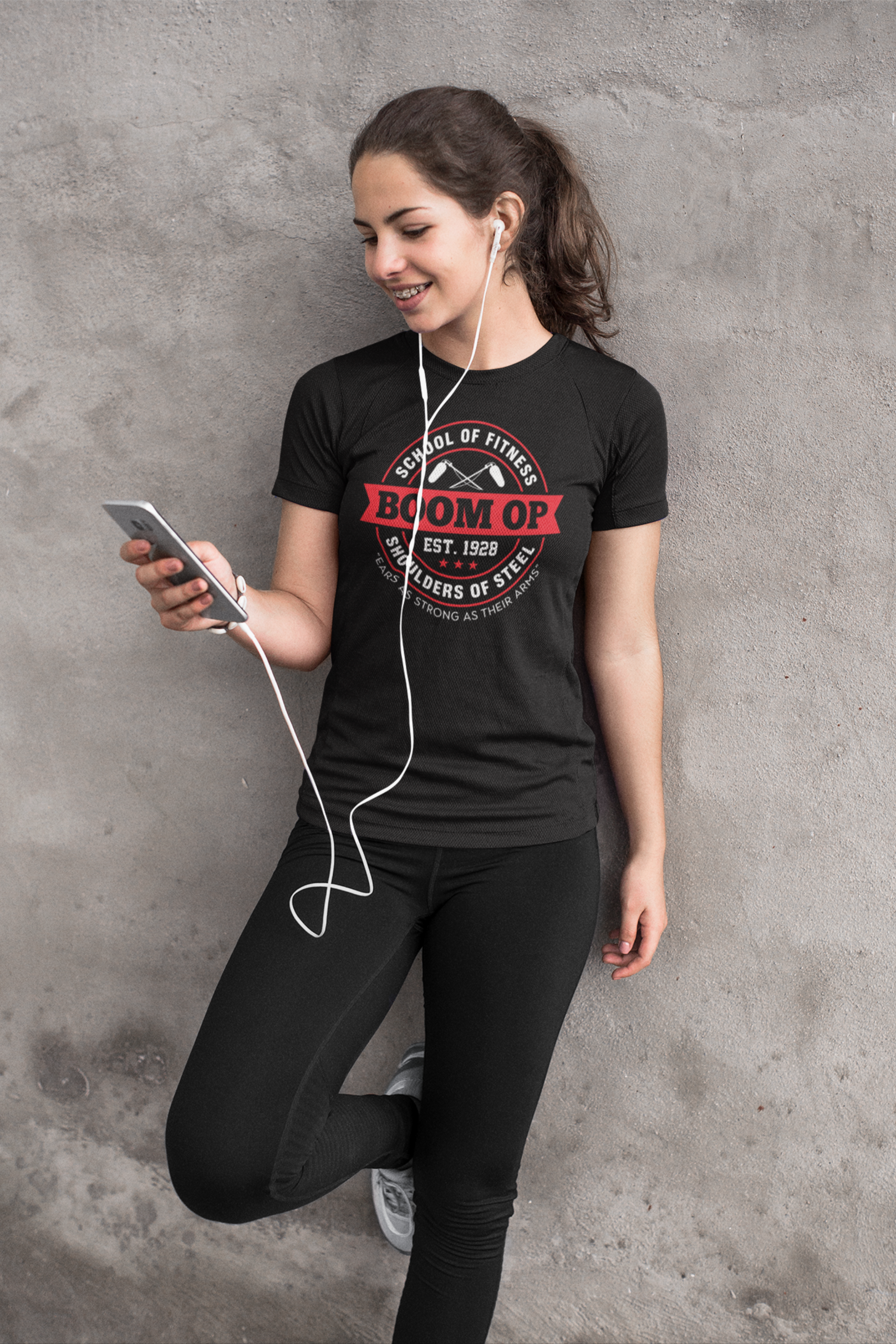 Boom Op School of Fitness Shirt product thumbnail image Boom Op School of Fitness Shirt product thumbnail image