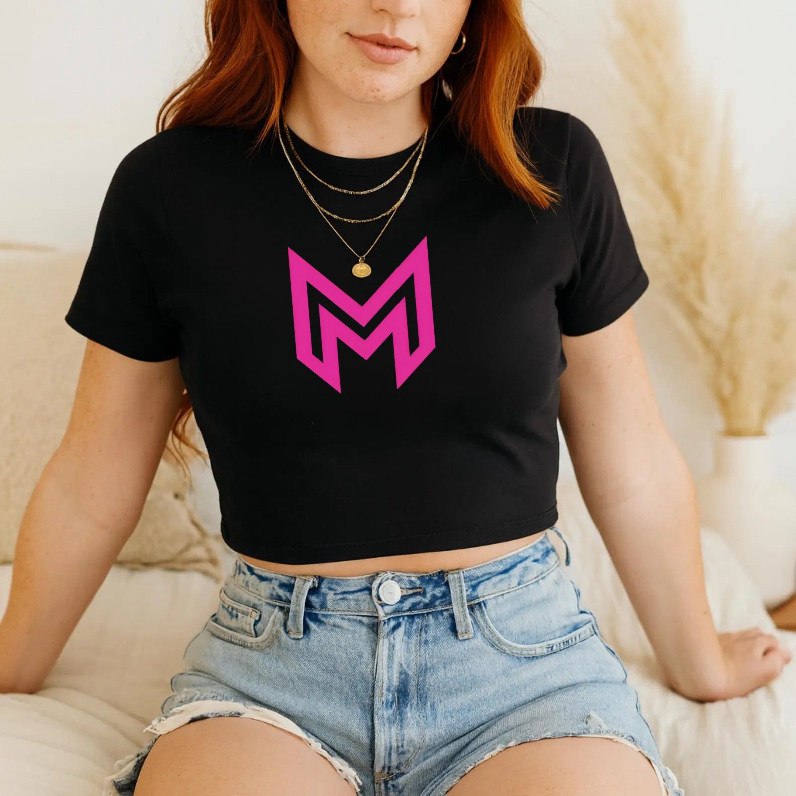 MorganismMoves Logo Crop Tee - Loungewear for Gaming, Cute and Comfy CropTop, Gamer Girl Shirt product thumbnail image MorganismMoves Logo Crop Tee - Loungewear for Gaming, Cute and Comfy CropTop, Gamer Girl Shirt product thumbnail image