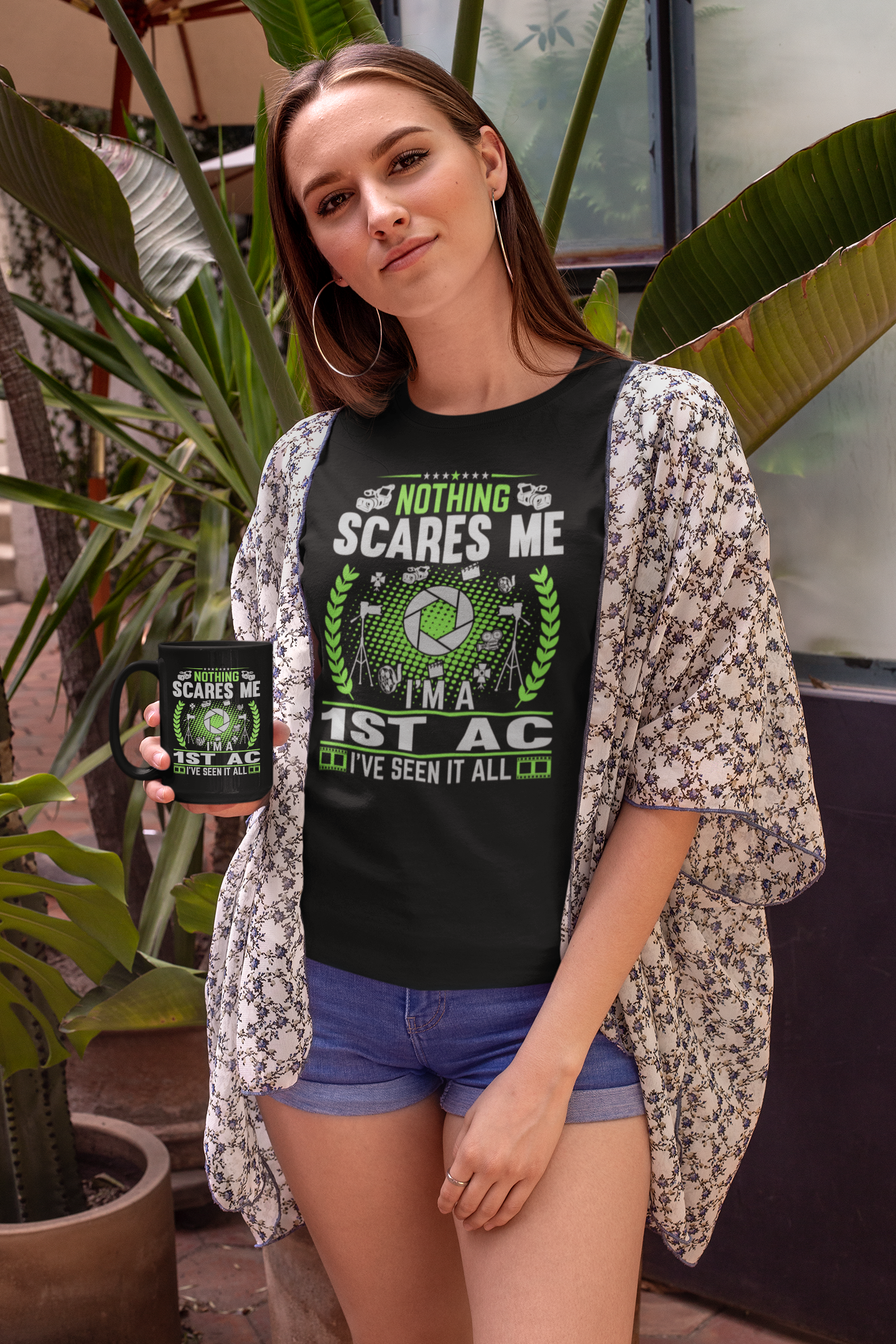Nothing Scares Me I'm a 1st AC I've Seen it All Shirt product thumbnail image Nothing Scares Me I'm a 1st AC I've Seen it All Shirt product thumbnail image