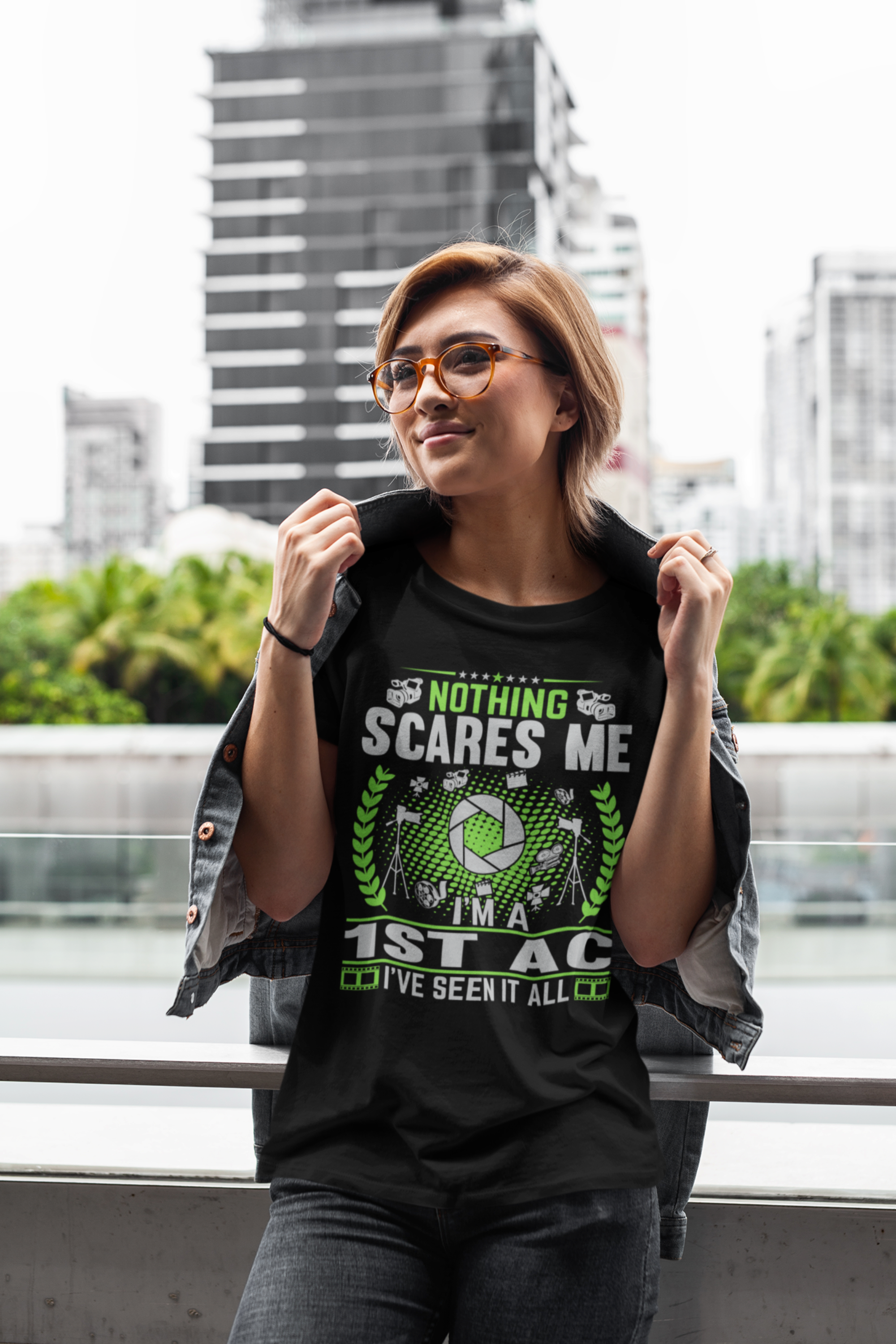 Nothing Scares Me I'm a 1st AC I've Seen it All Shirt product thumbnail image Nothing Scares Me I'm a 1st AC I've Seen it All Shirt product thumbnail image