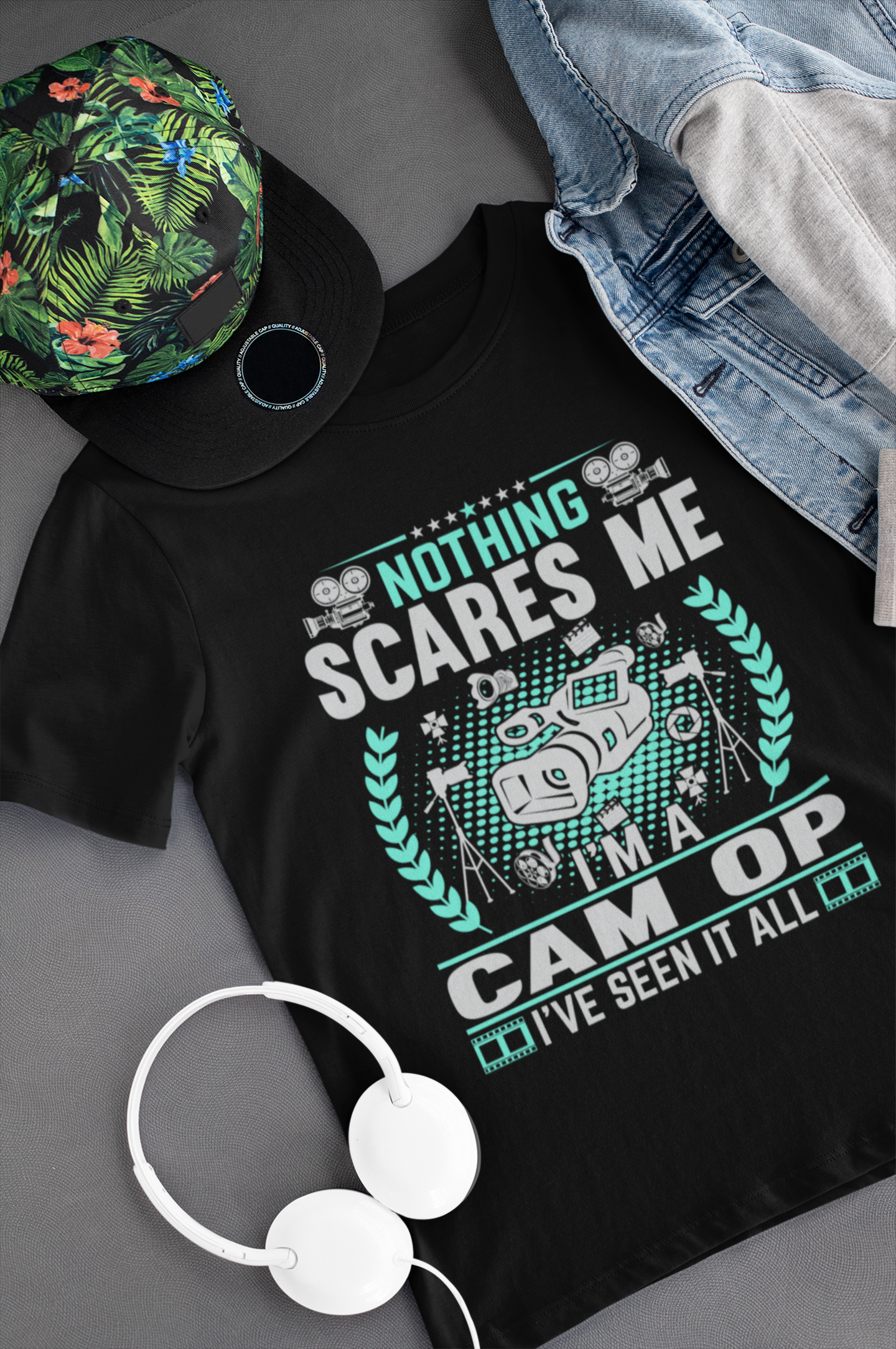 Nothing Scares Me I'm a Cam Op I've Seen it All Shirt product thumbnail image