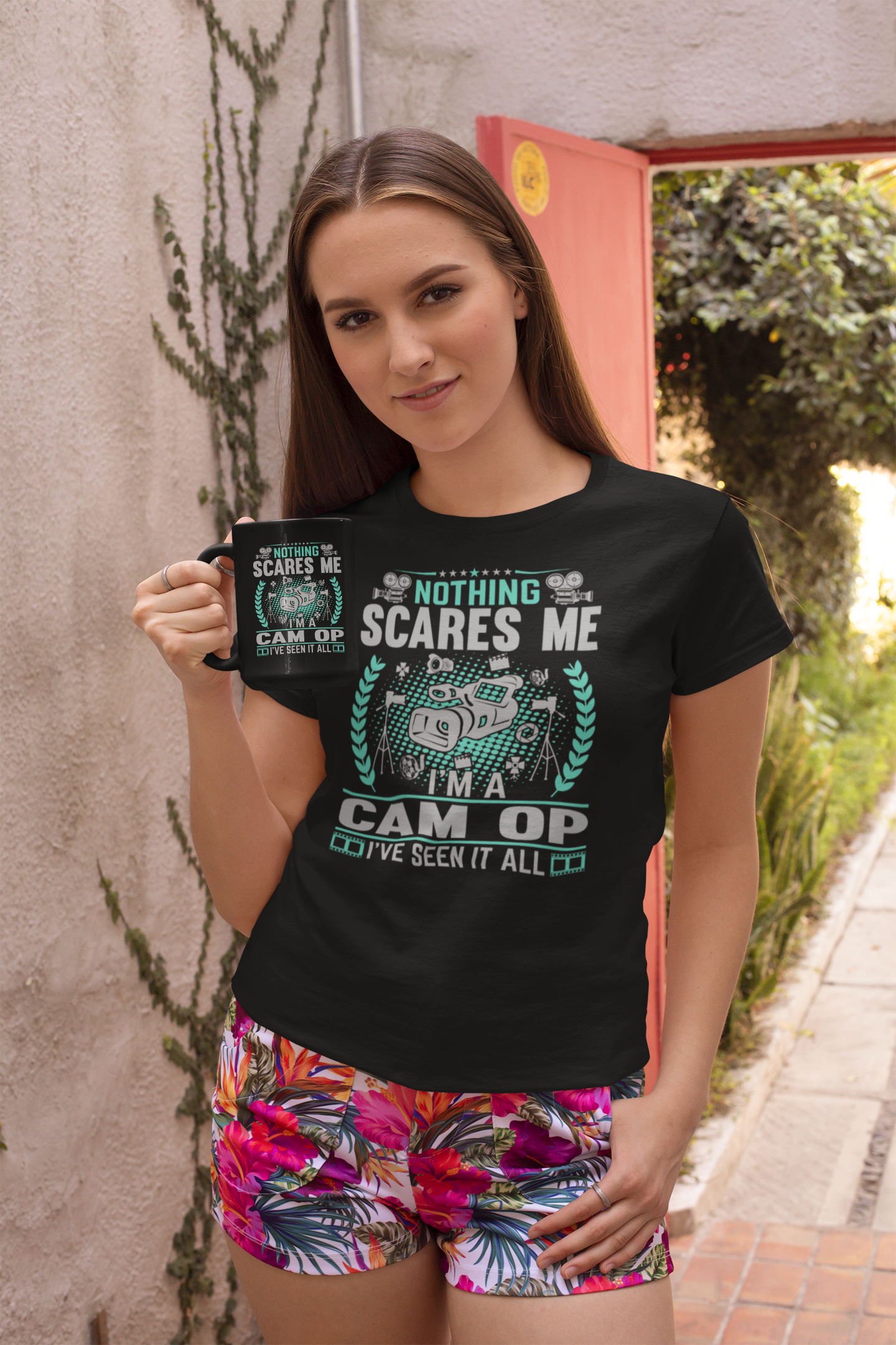 Nothing Scares Me I'm a Cam Op I've Seen it All Shirt product thumbnail image Nothing Scares Me I'm a Cam Op I've Seen it All Shirt product thumbnail image