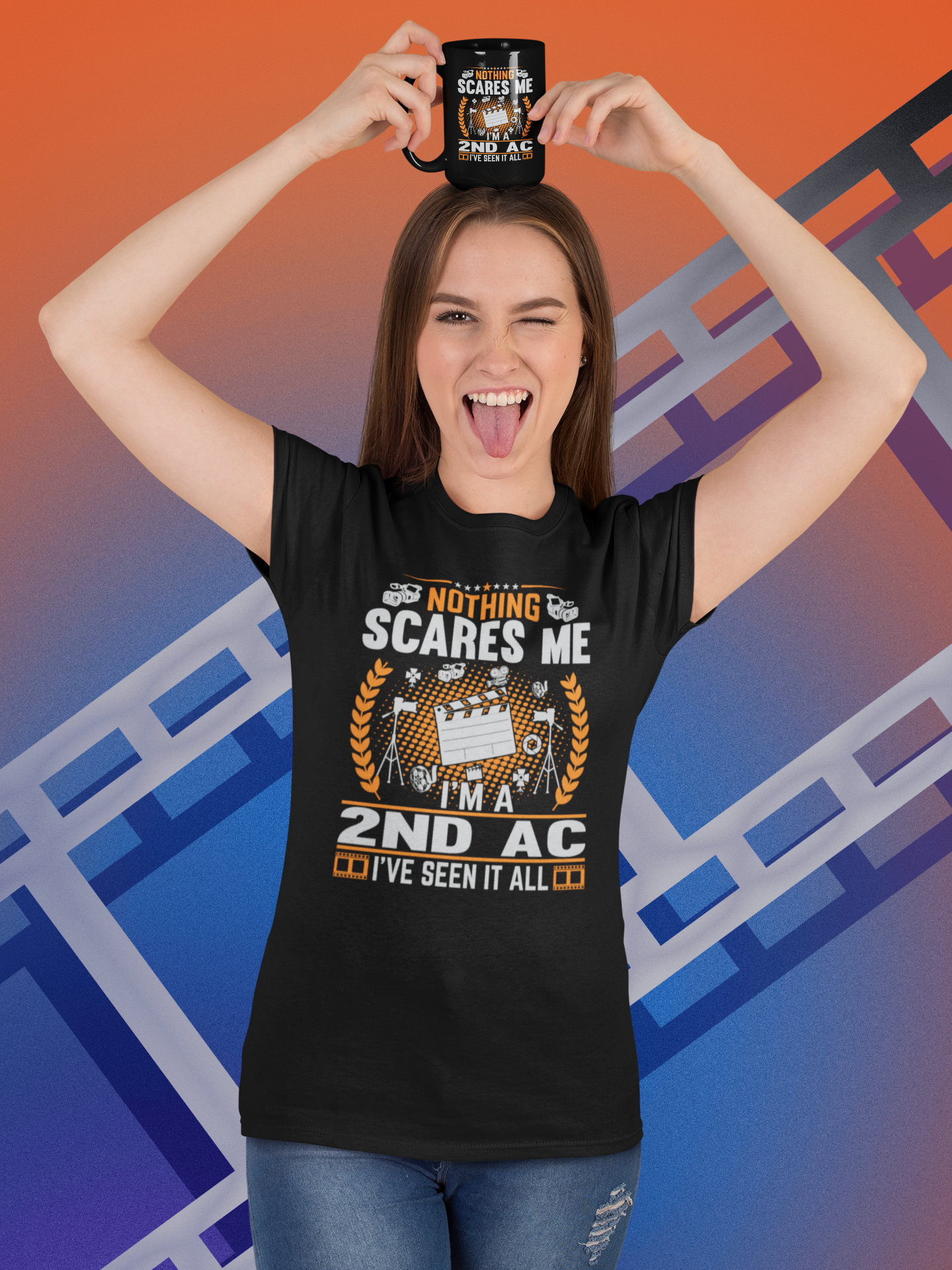 Nothing Scares Me I'm a 2nd AC I've Seen it All Shirt product thumbnail image