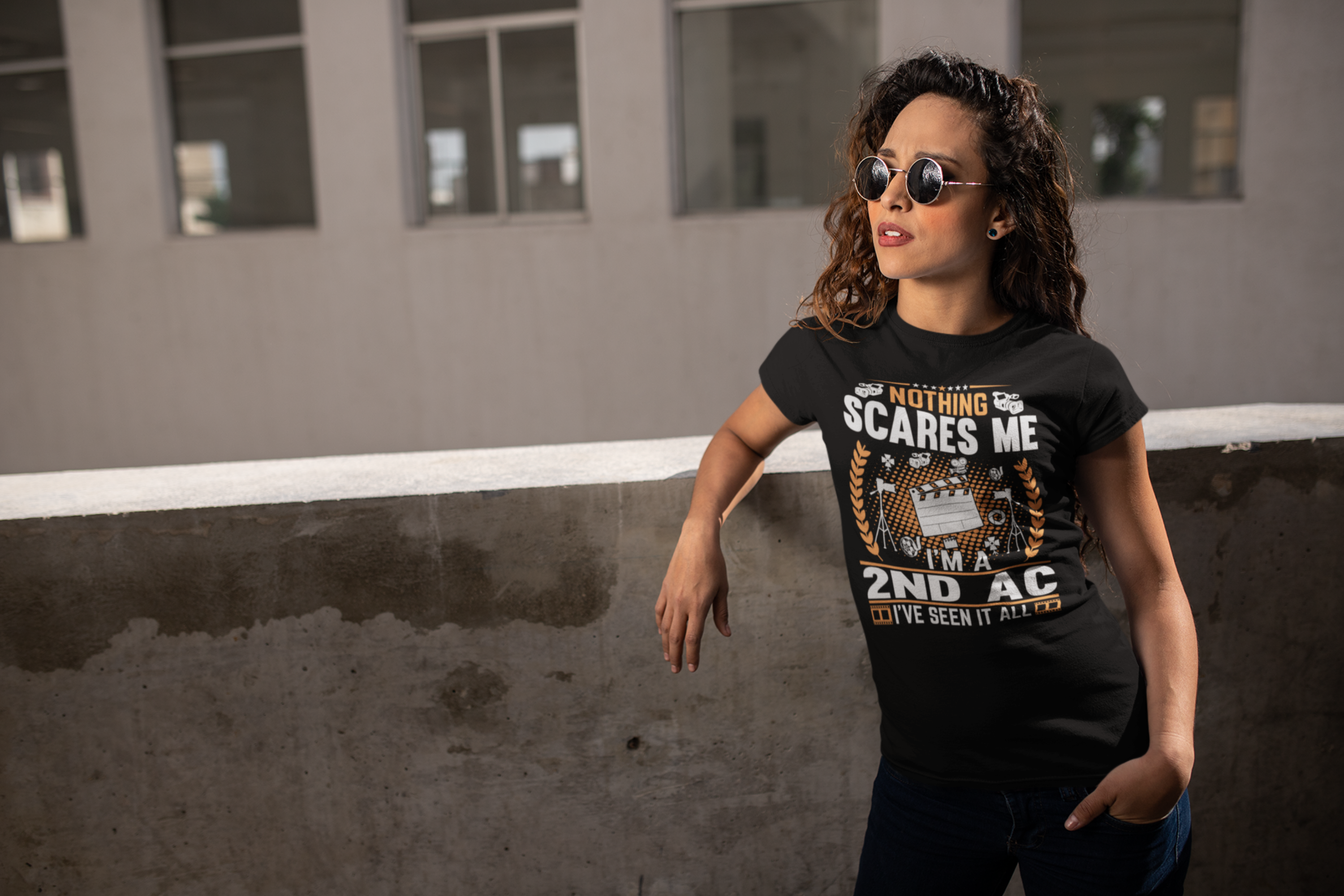 Nothing Scares Me I'm a 2nd AC I've Seen it All Shirt product thumbnail image