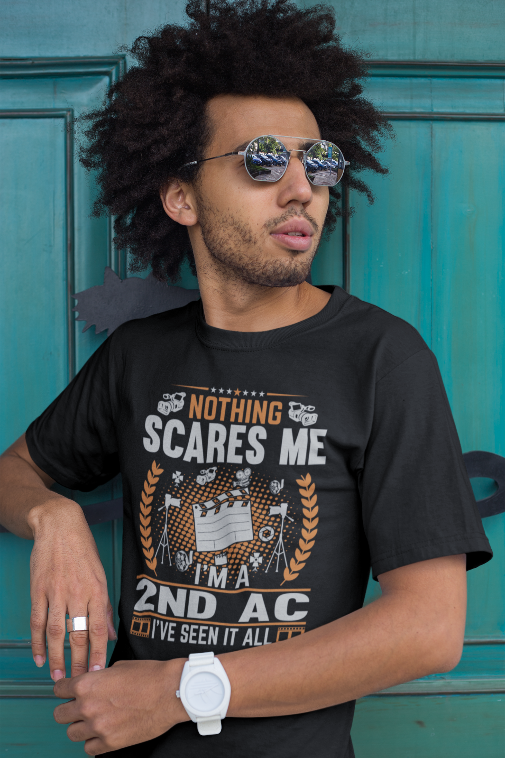 Nothing Scares Me I'm a 2nd AC I've Seen it All Shirt product thumbnail image Nothing Scares Me I'm a 2nd AC I've Seen it All Shirt product thumbnail image