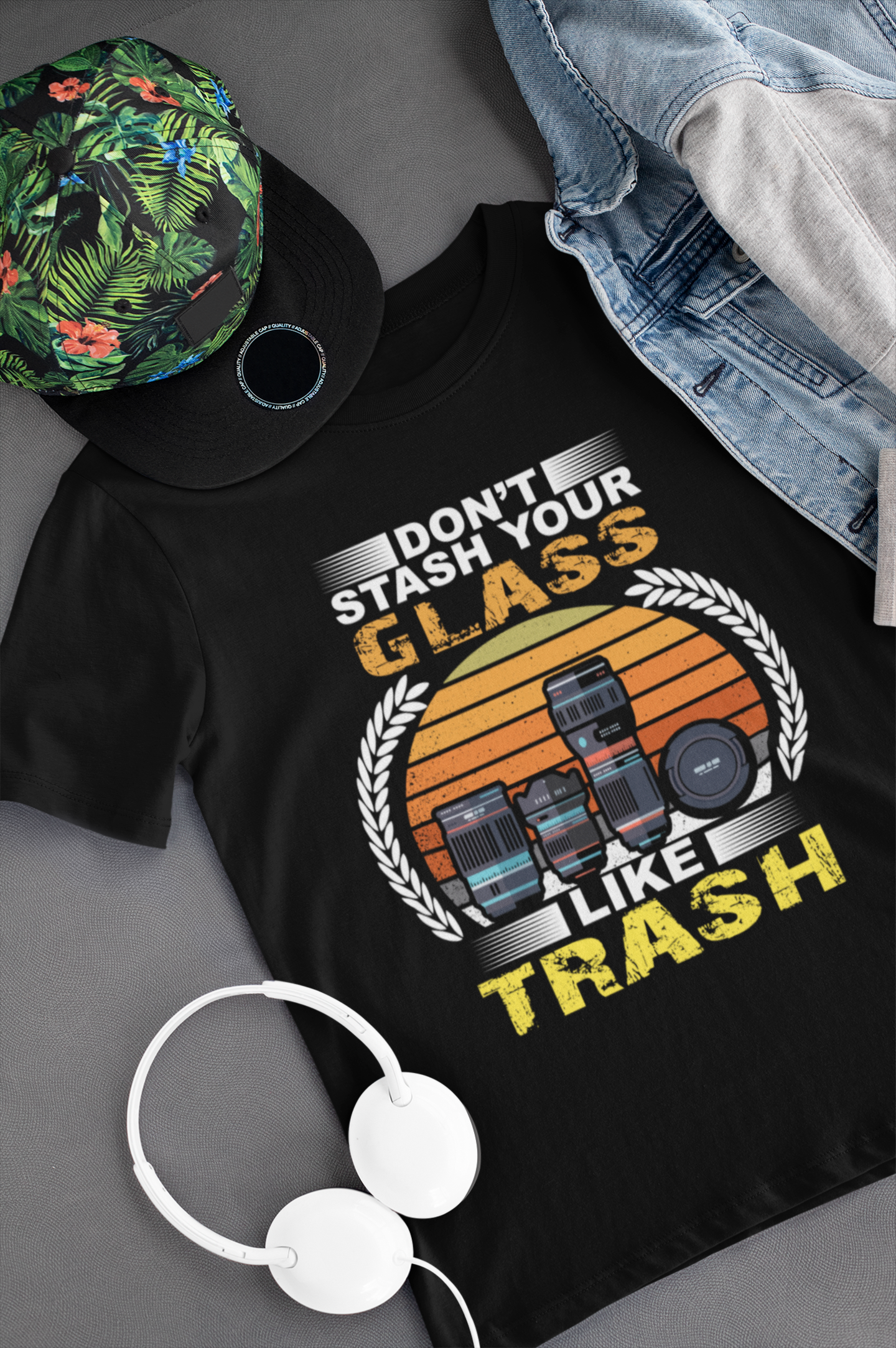 Don't Stash Your Glass Like Trash Shirt product thumbnail image