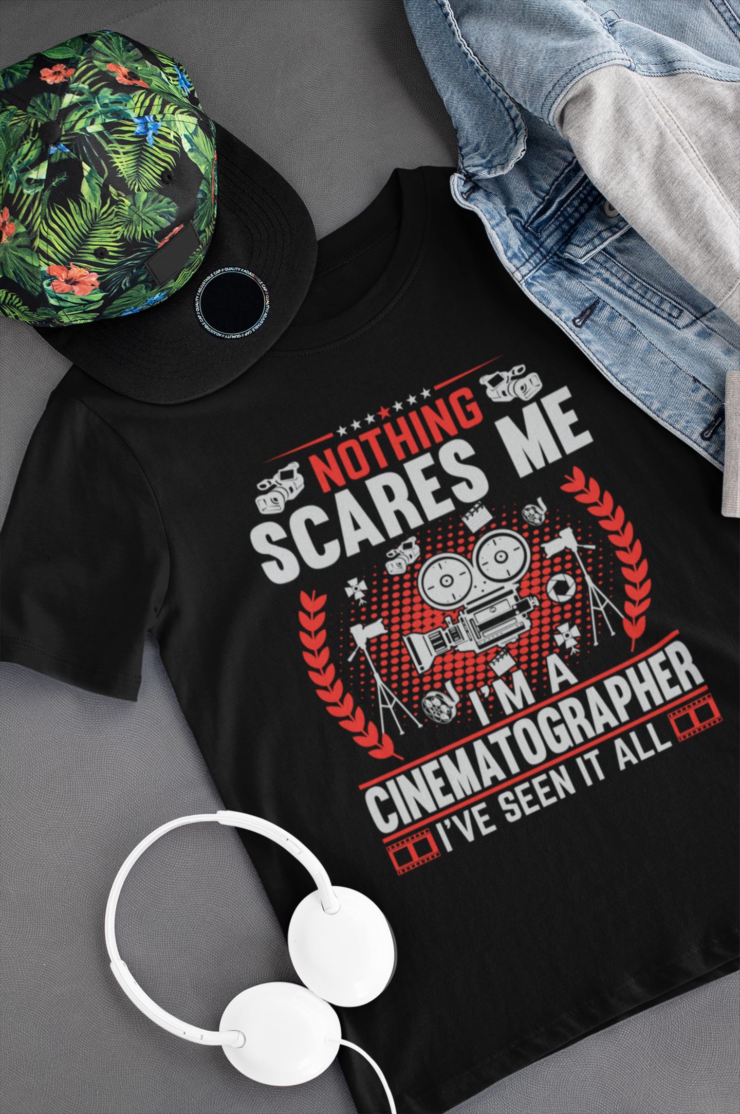 Nothing Scares Me I'm a Cinematographer Shirt product thumbnail image
