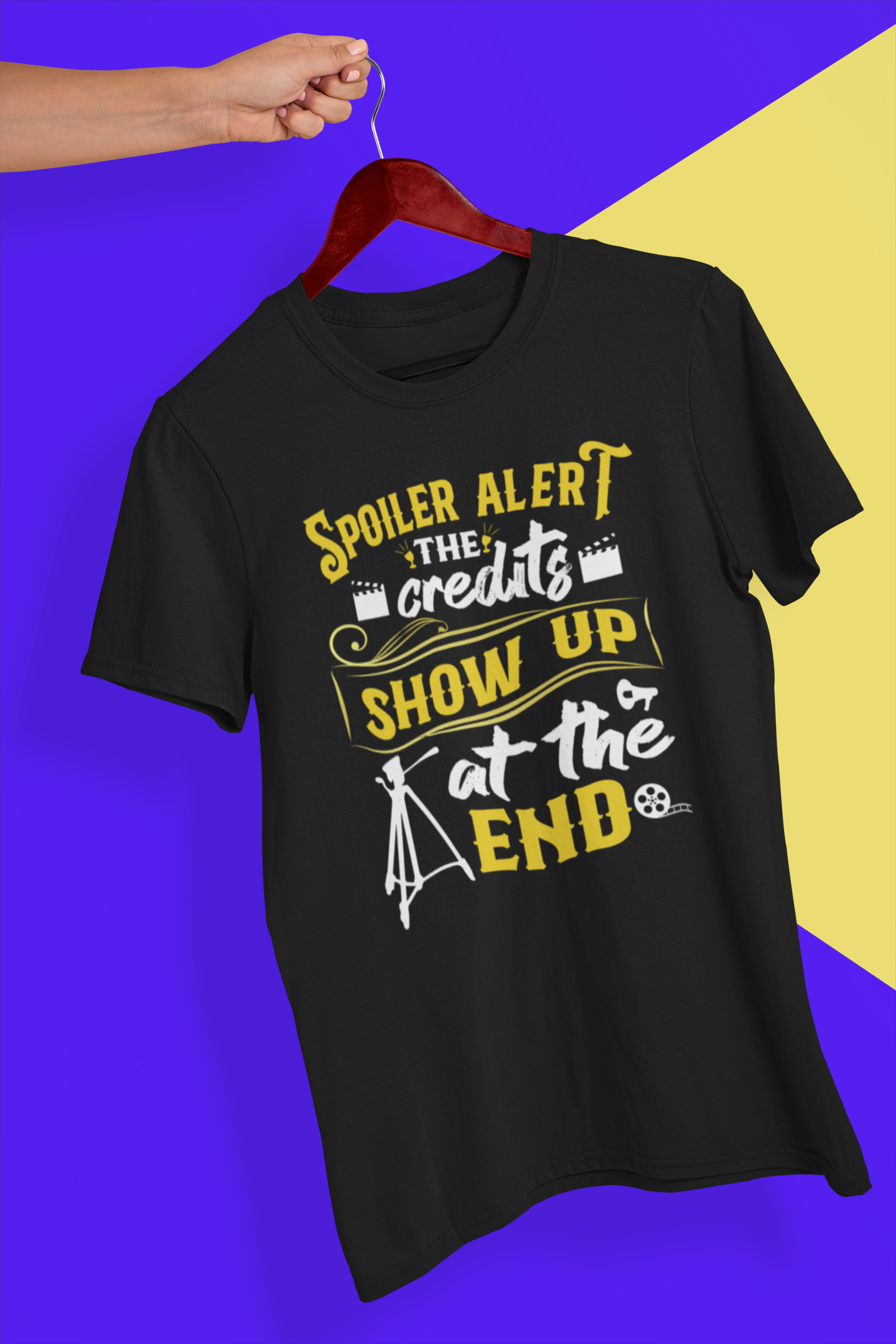 Spoiler Alert The Credits Show Up at the End Shirt product thumbnail image Spoiler Alert The Credits Show Up at the End Shirt product thumbnail image