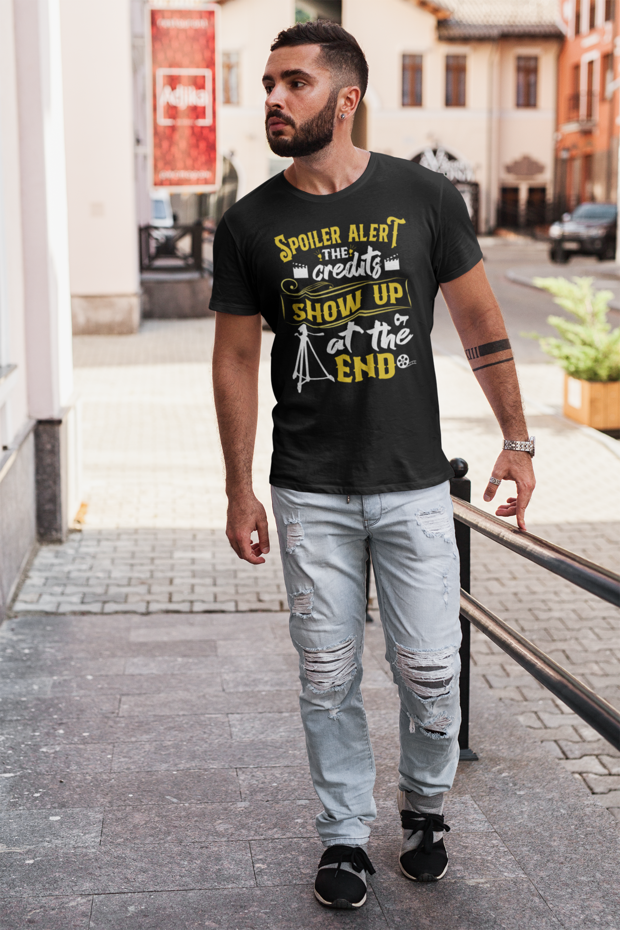 Spoiler Alert The Credits Show Up at the End Shirt product thumbnail image Spoiler Alert The Credits Show Up at the End Shirt product thumbnail image