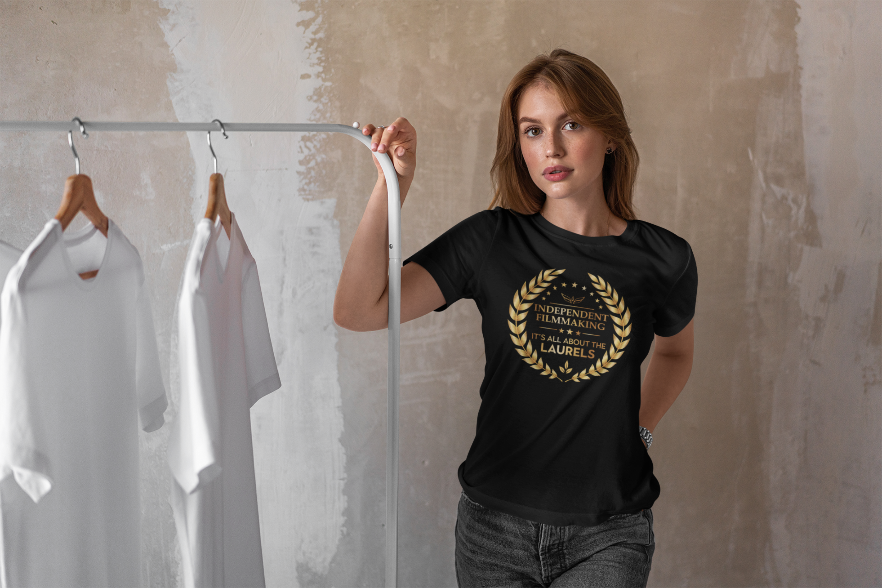 Independent Filmmaking It's All About the Laurels Shirt product thumbnail image
