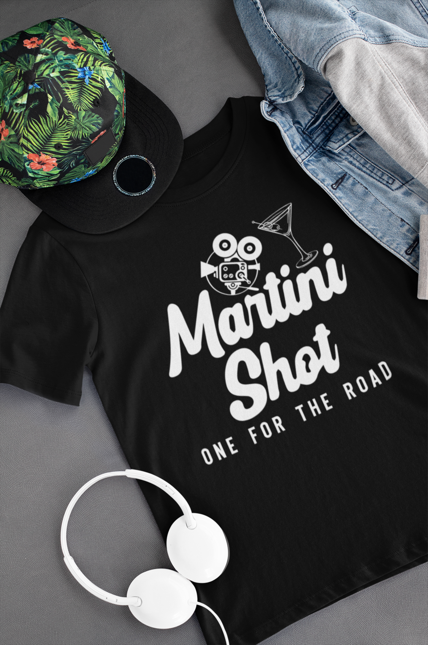 Martini Shot One for the Road Shirt product thumbnail image