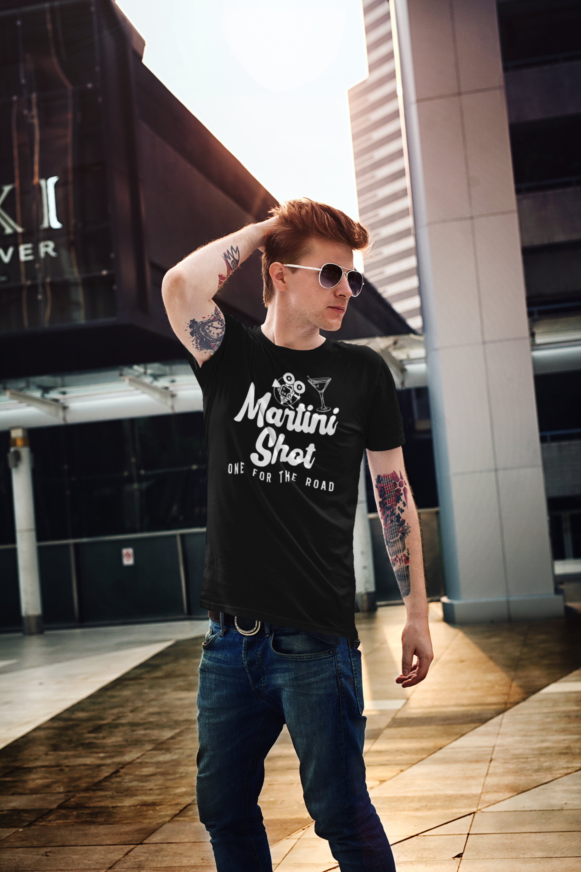 Martini Shot One for the Road Shirt product thumbnail image Martini Shot One for the Road Shirt product thumbnail image