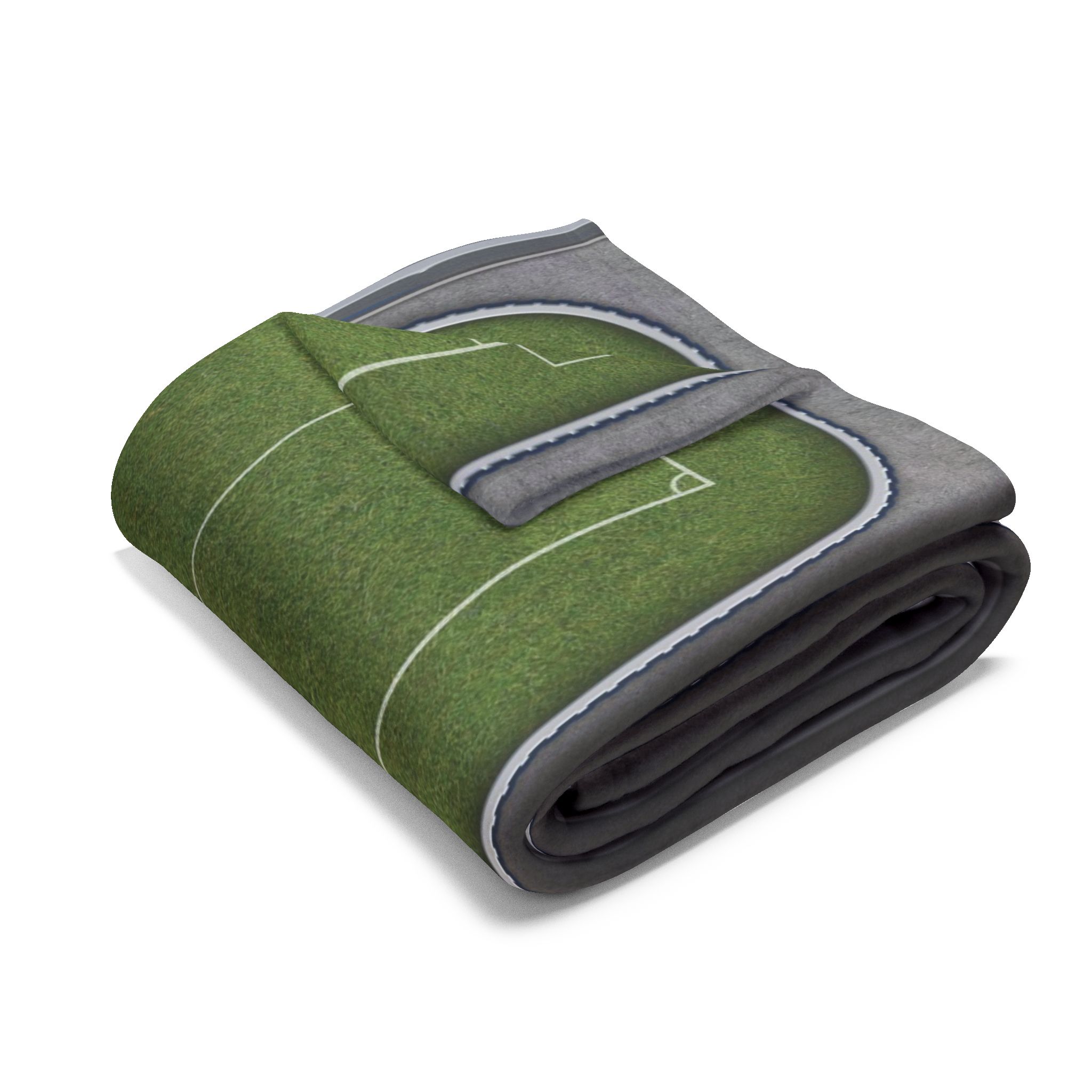 Soccer Field 60" x 80" Plush Cloth Playmat & Blanket product thumbnail image Soccer Field 60" x 80" Plush Cloth Playmat & Blanket product thumbnail image