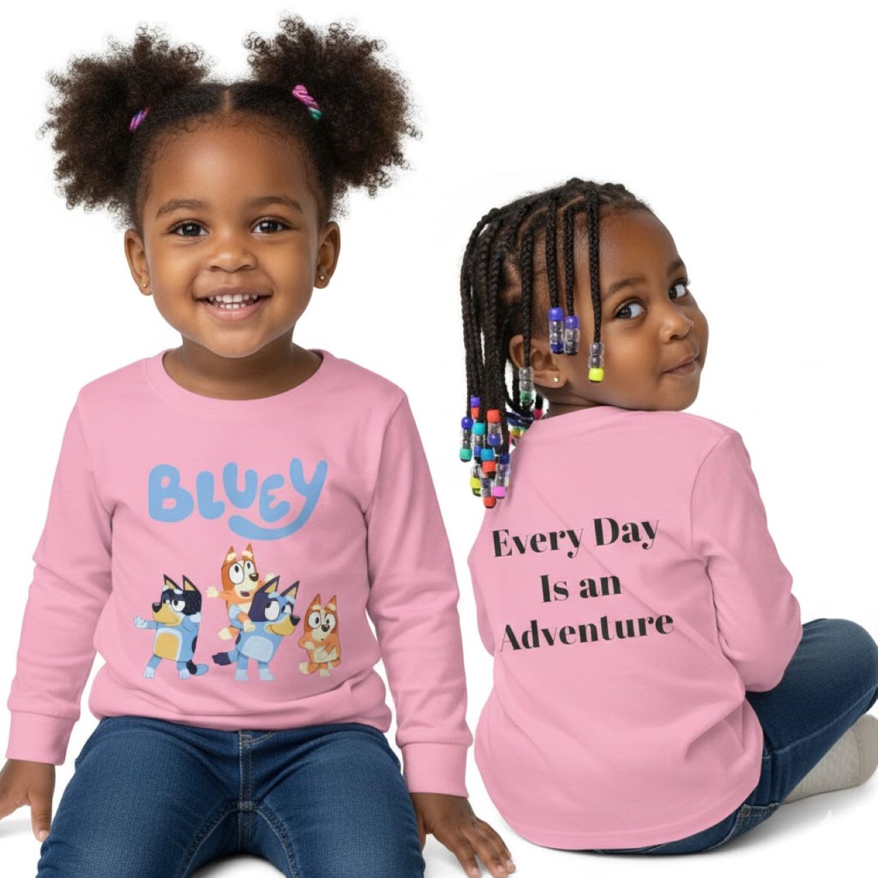 Bluey Toddler Long Sleeve Kids Shirt product thumbnail image
