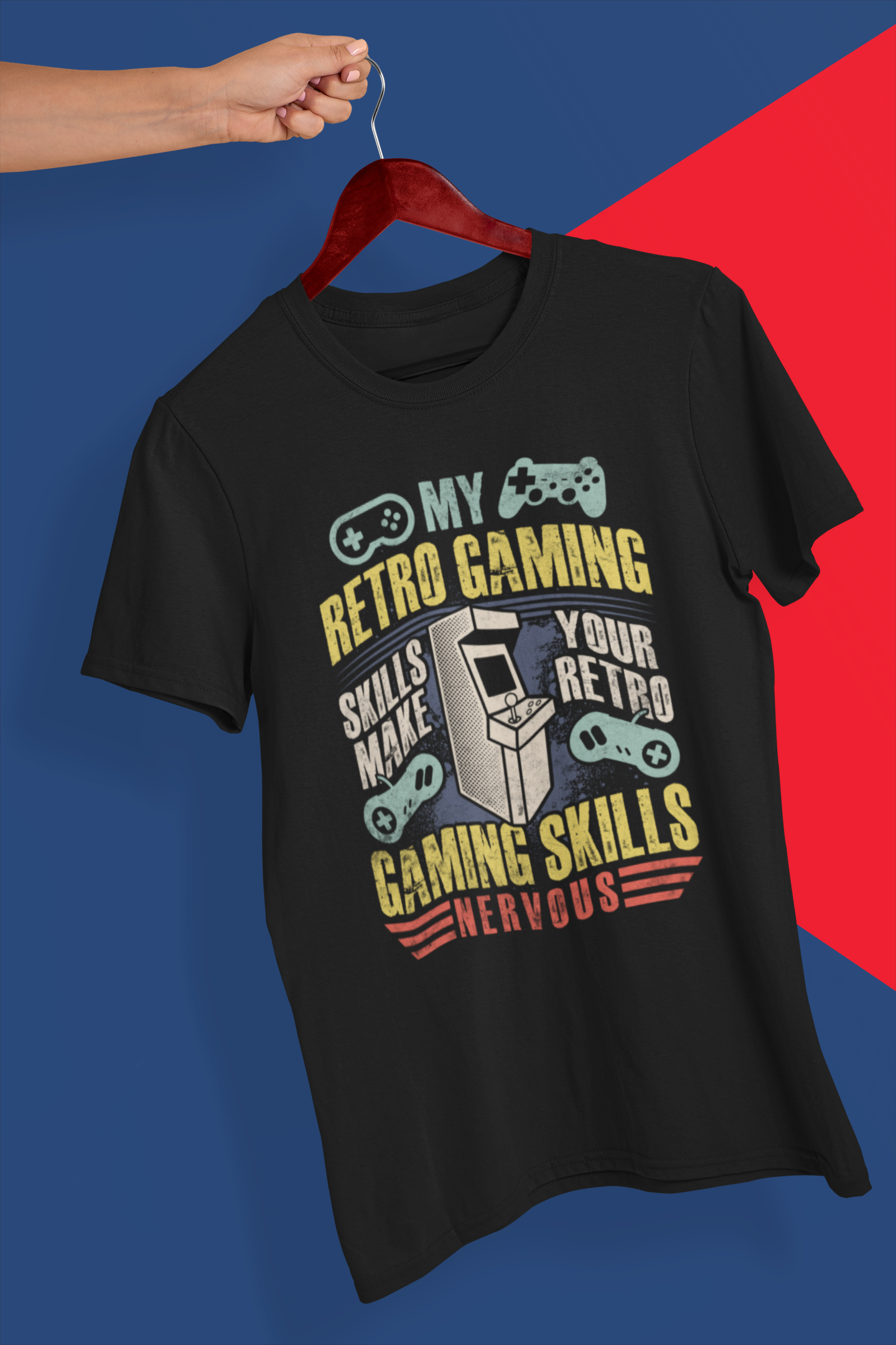 Retro Gaming Skills Flex Shirt product thumbnail image