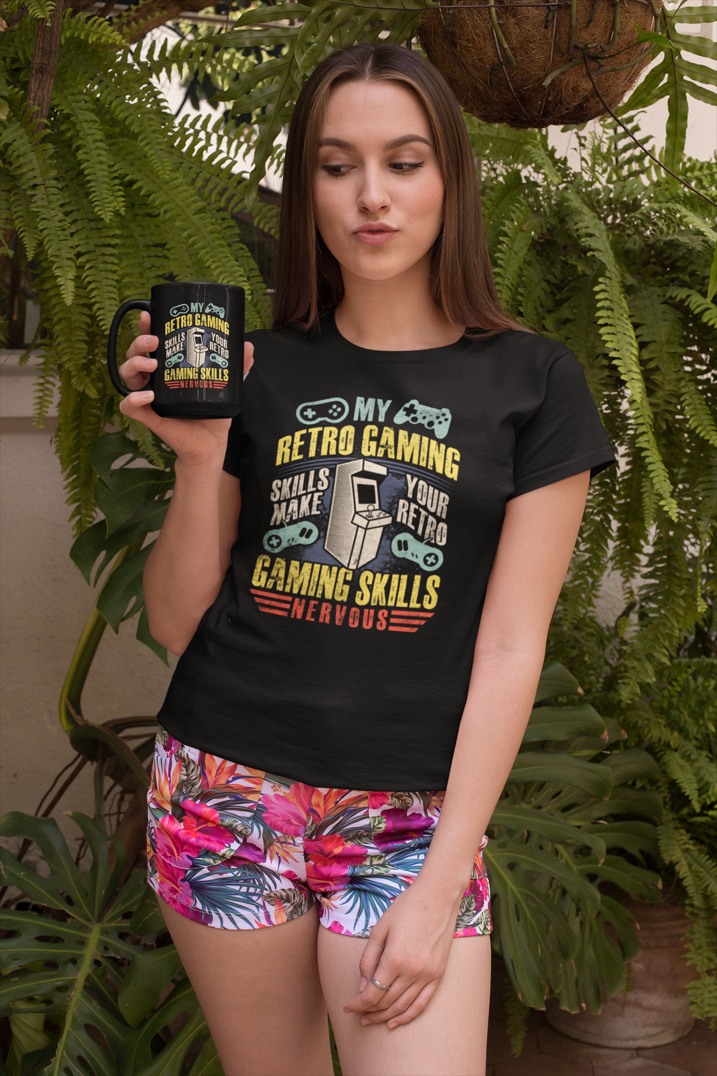 Retro Gaming Skills Flex Shirt product thumbnail image Retro Gaming Skills Flex Shirt product thumbnail image
