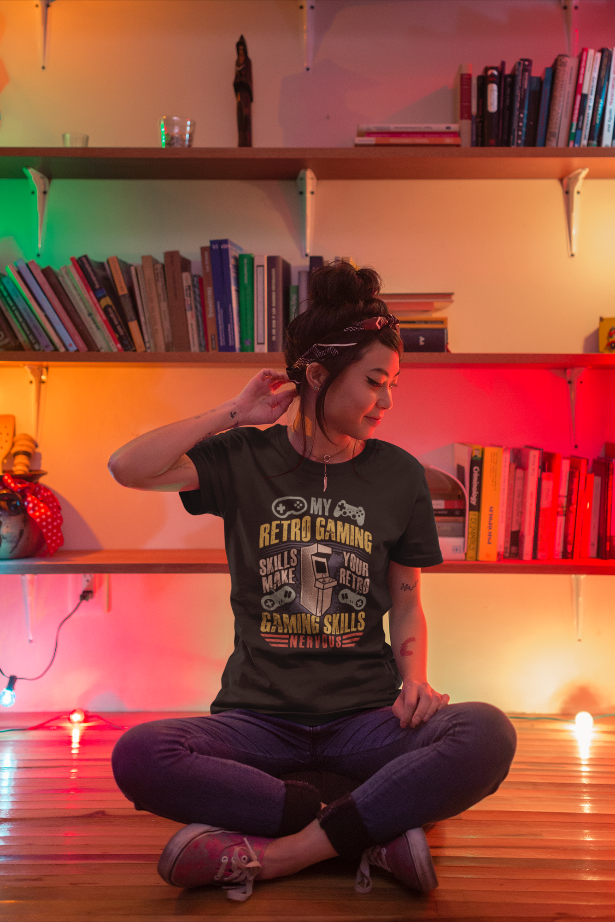 Retro Gaming Skills Flex Shirt product thumbnail image Retro Gaming Skills Flex Shirt product thumbnail image