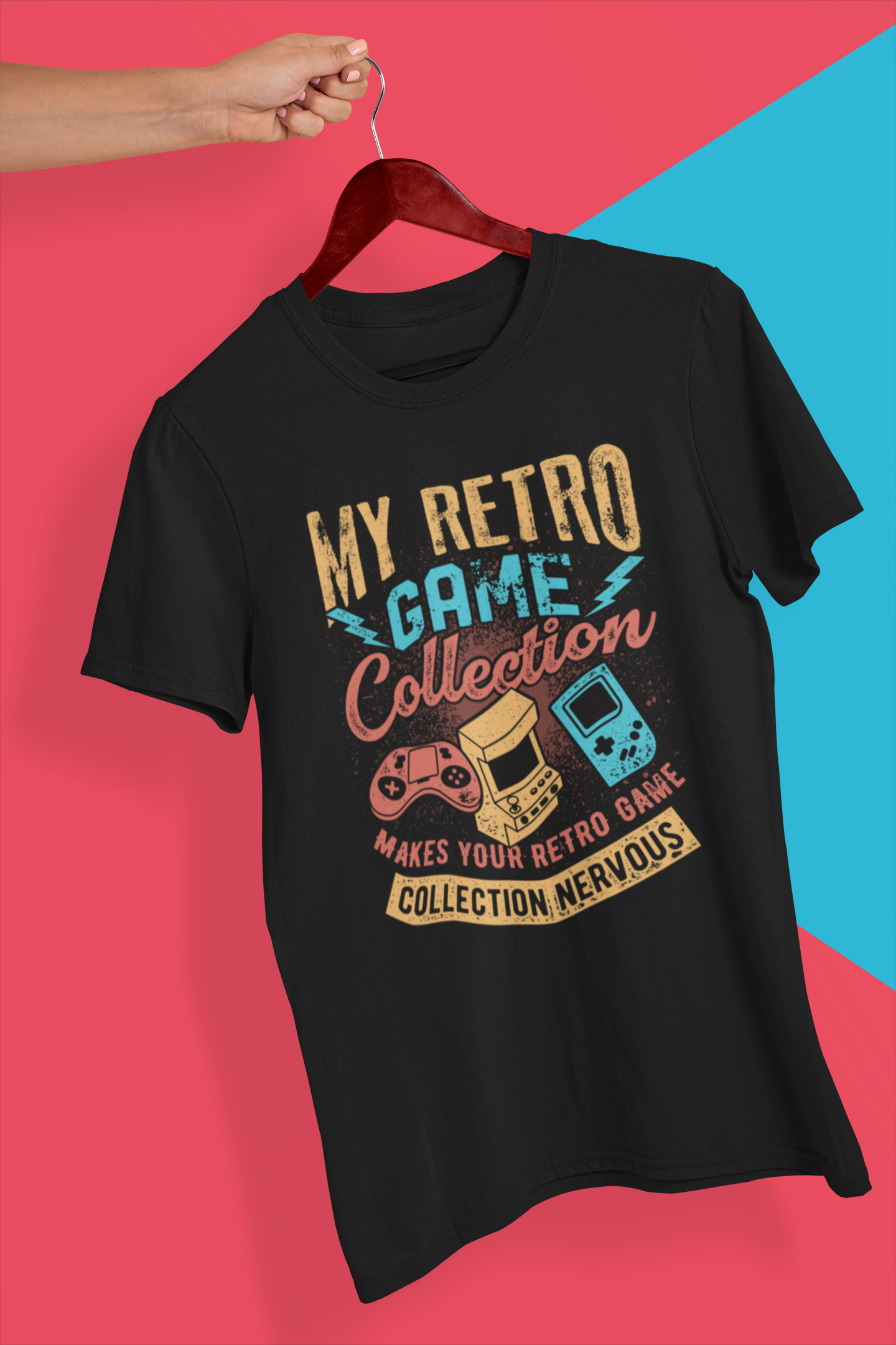 Retro Game Collection Flex Shirt product thumbnail image Retro Game Collection Flex Shirt product thumbnail image
