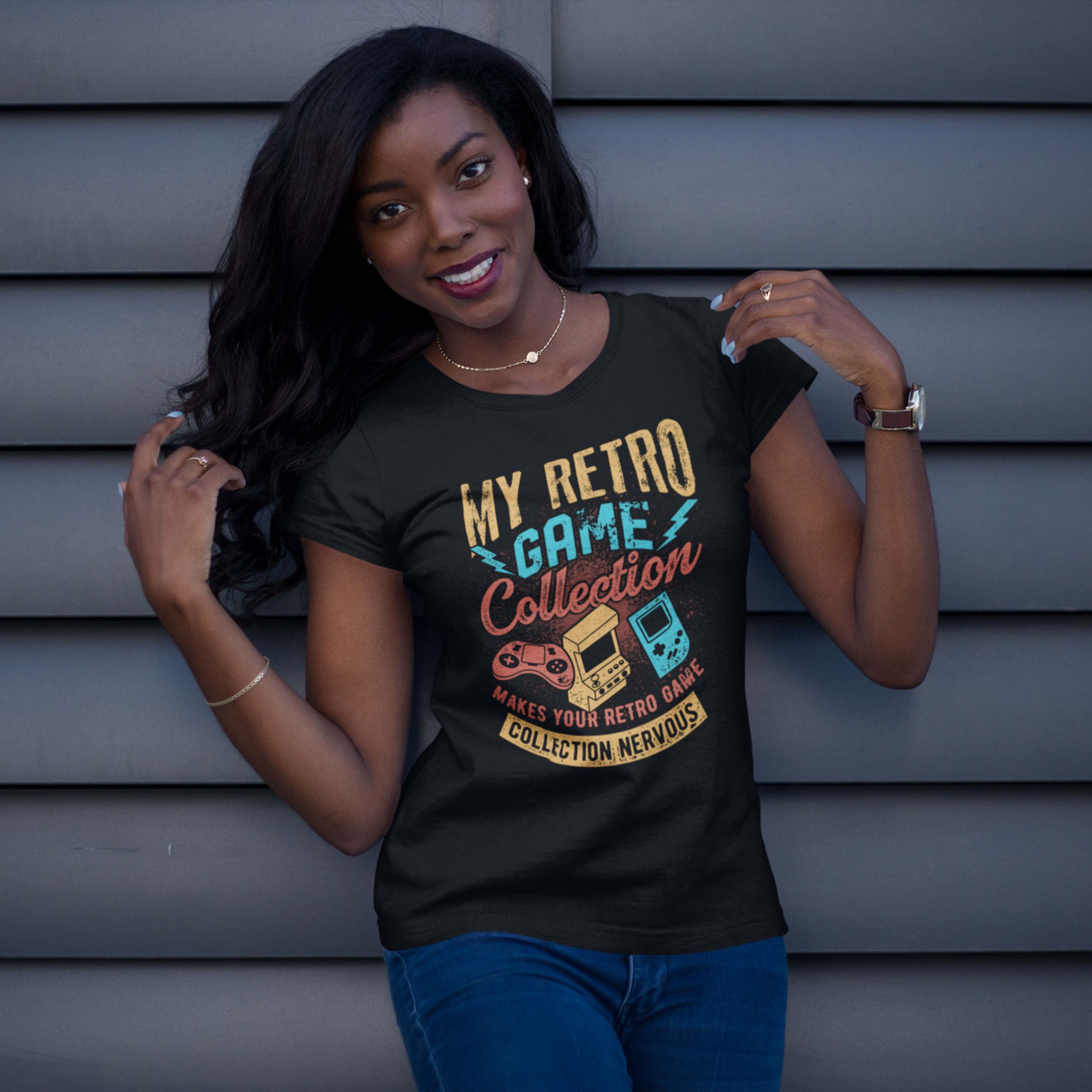 Retro Game Collection Flex Shirt product thumbnail image Retro Game Collection Flex Shirt product thumbnail image