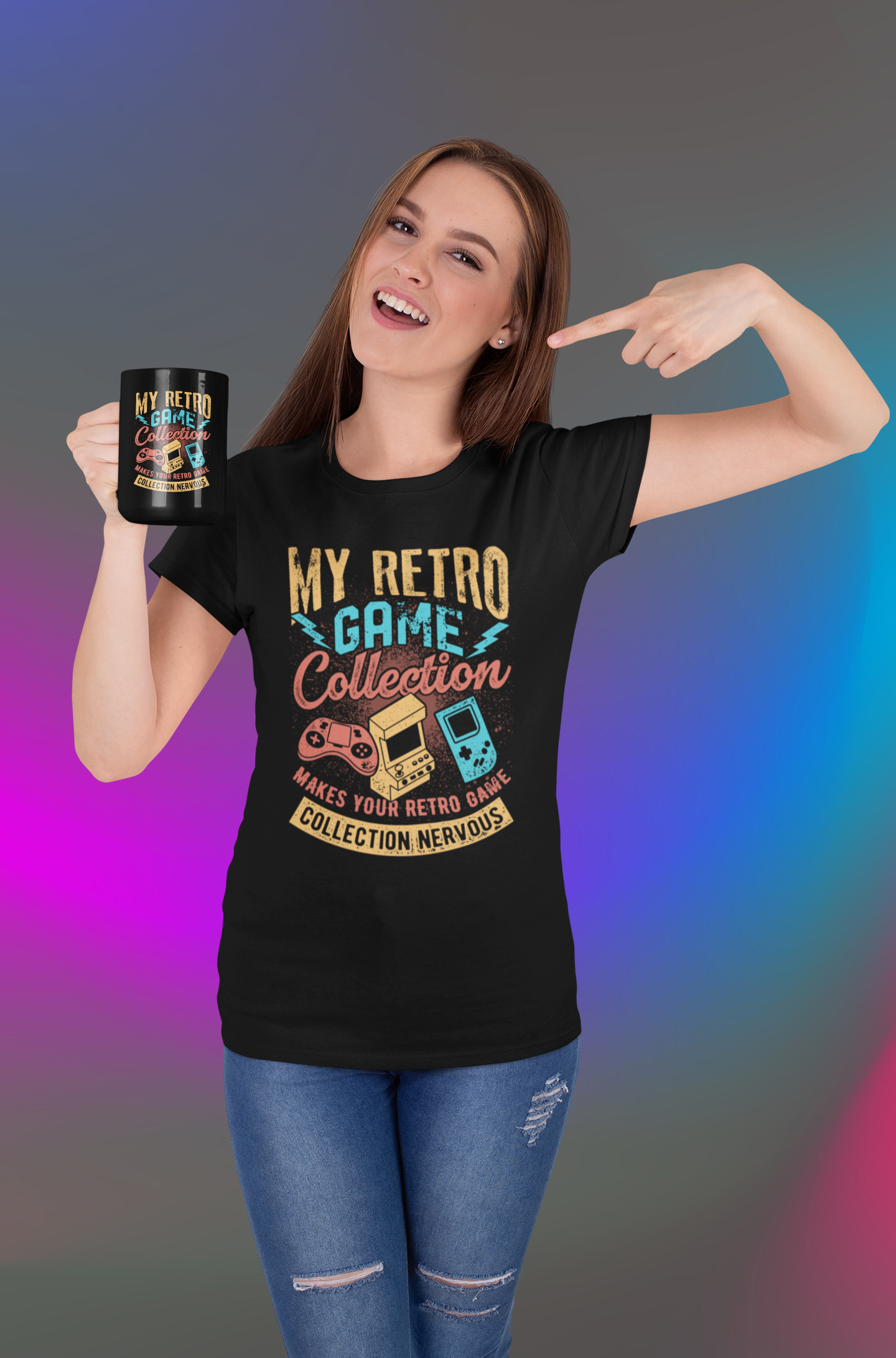 Retro Game Collection Flex Shirt product thumbnail image