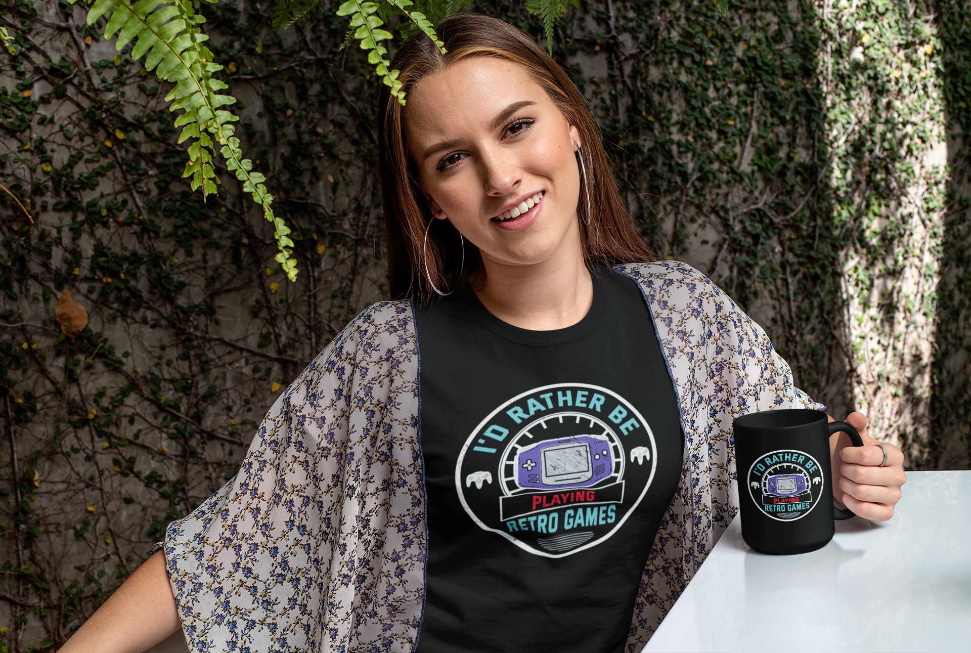 I'd Rather Be Playing Retro Games Handheld Shirt product thumbnail image I'd Rather Be Playing Retro Games Handheld Shirt product thumbnail image