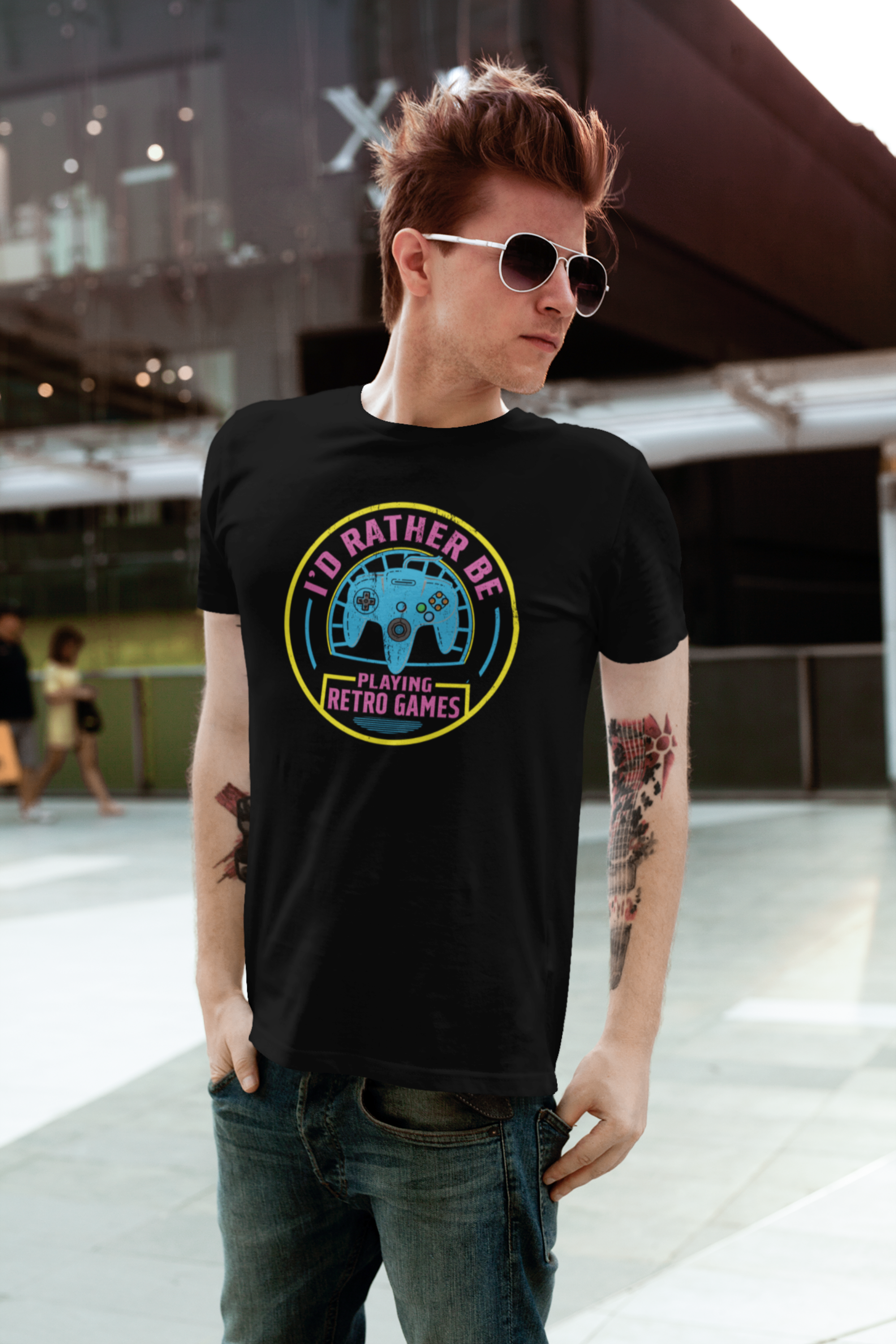 I'd Rather Be Playing Retro Games Console Shirt product thumbnail image I'd Rather Be Playing Retro Games Console Shirt product thumbnail image