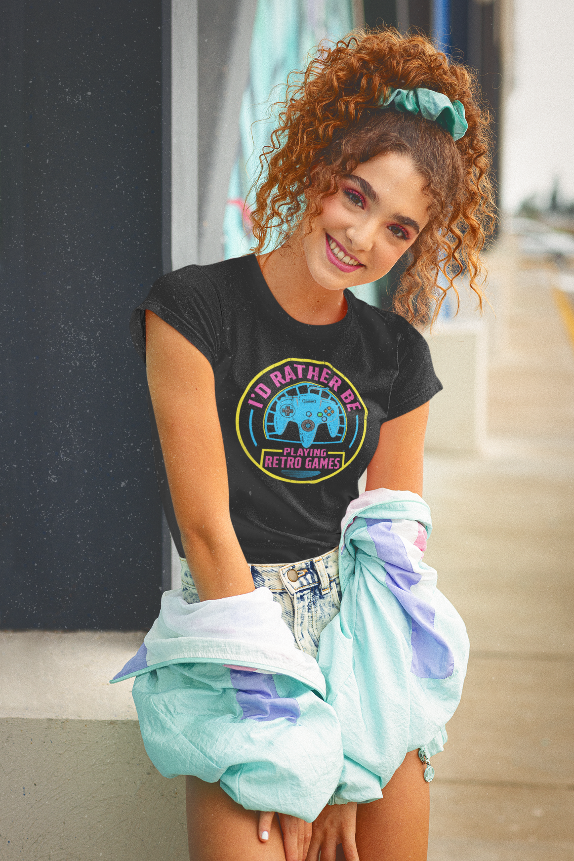 I'd Rather Be Playing Retro Games Console Shirt product thumbnail image