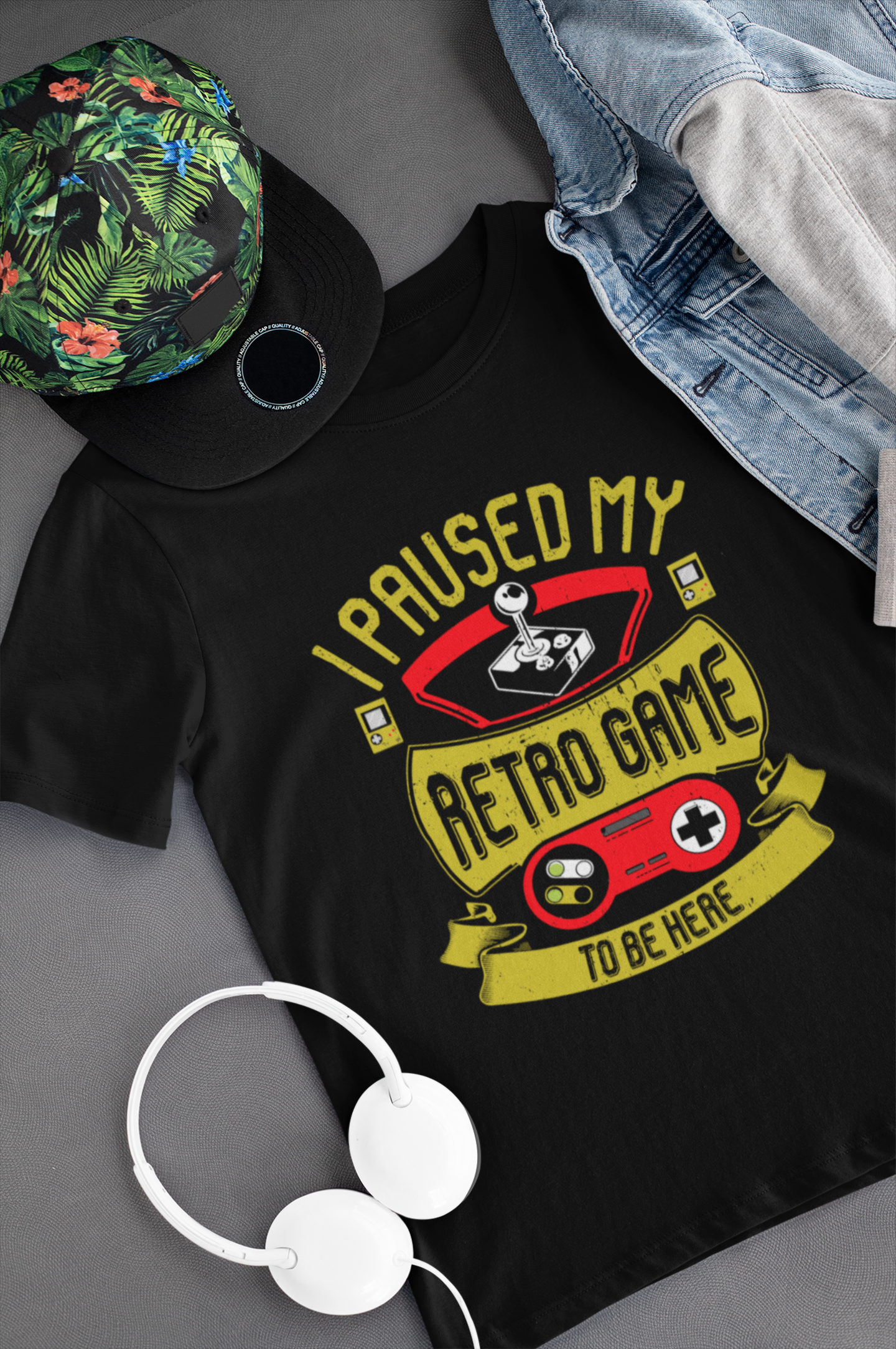 I Paused My Retro Game to Be Here Shirt product thumbnail image