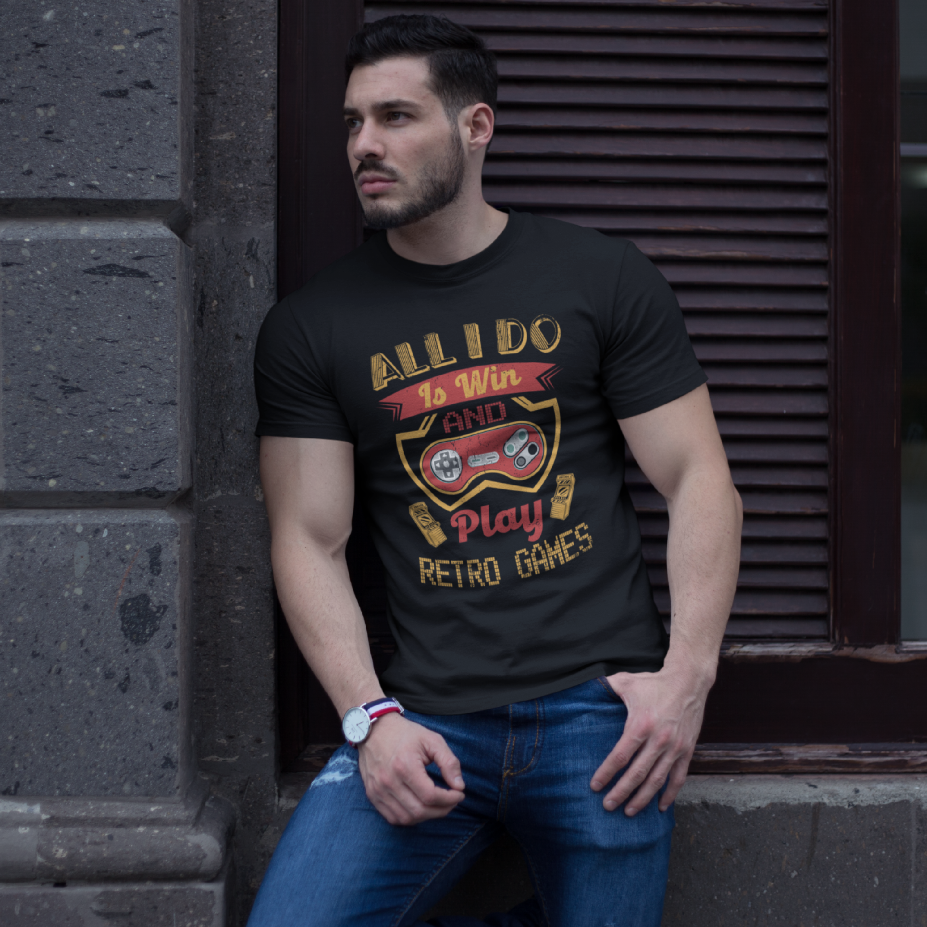 All I Do is Win and Play Retro Games Shirt product thumbnail image All I Do is Win and Play Retro Games Shirt product thumbnail image