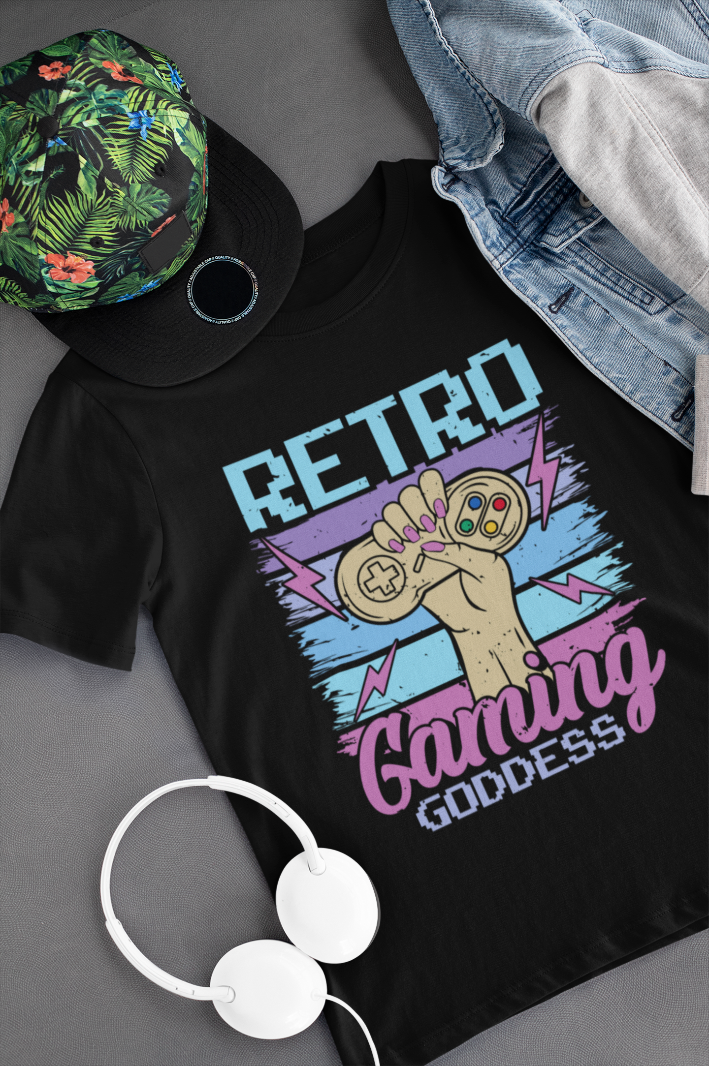 Retro Gaming Goddess Shirt product thumbnail image Retro Gaming Goddess Shirt product thumbnail image