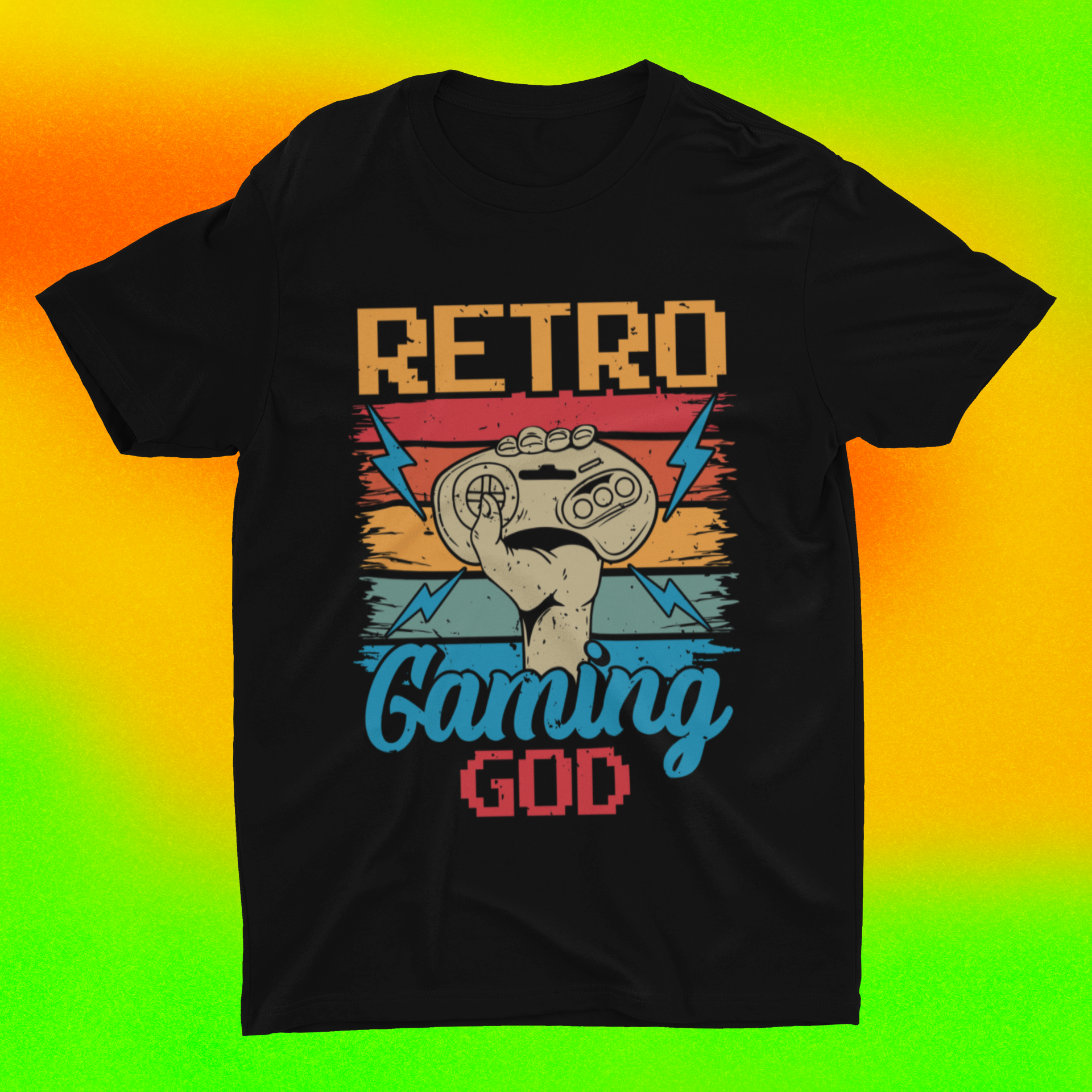 Retro Gaming God Shirt product thumbnail image Retro Gaming God Shirt product thumbnail image