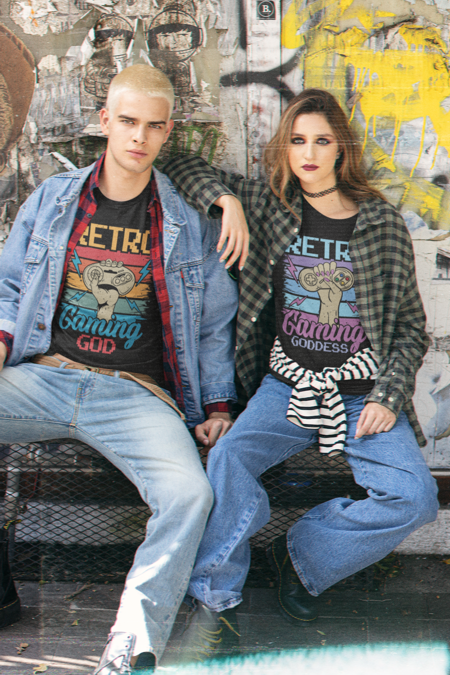 Retro Gaming God Shirt product thumbnail image