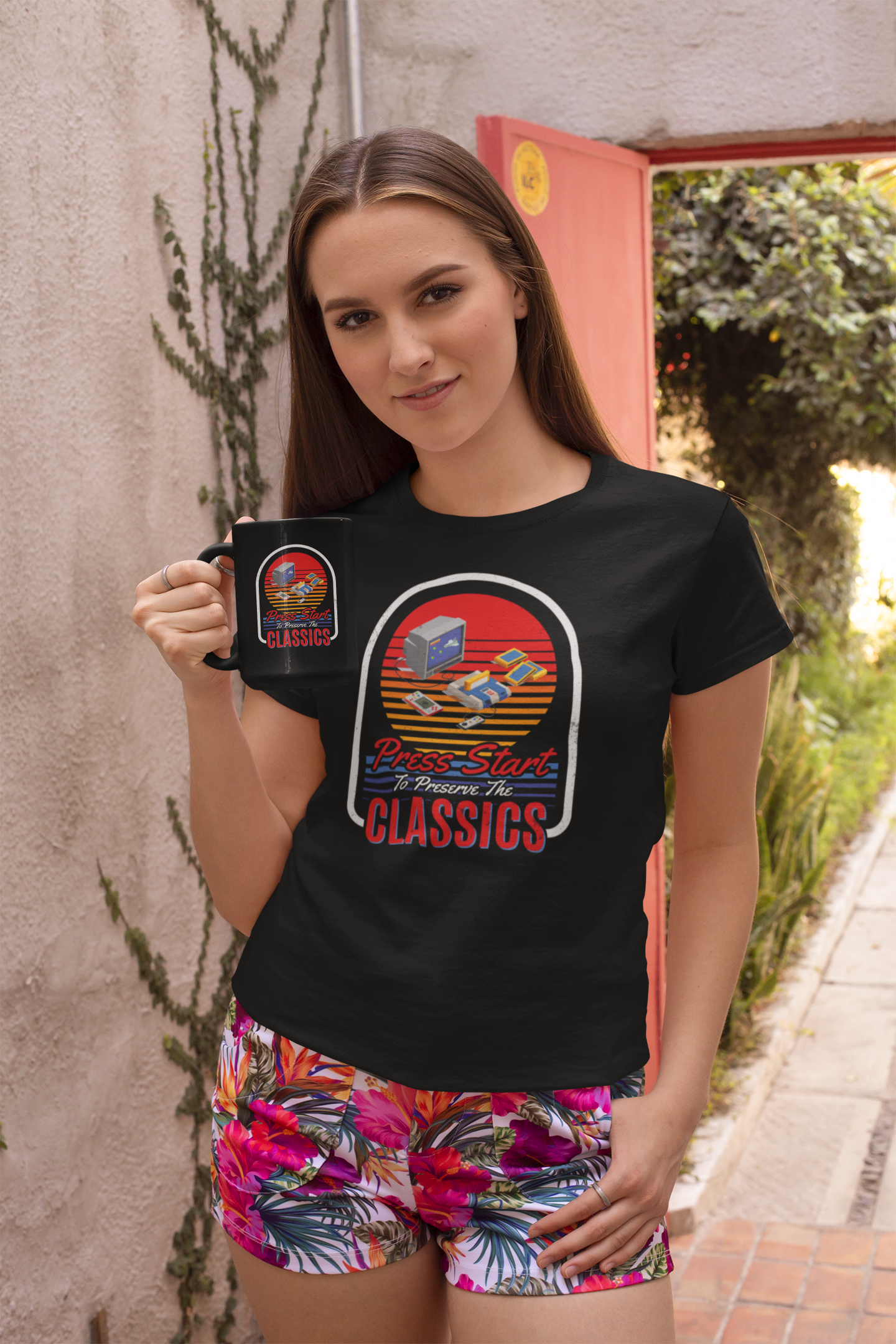 Press Start to Preserve the Classics Shirt product thumbnail image Press Start to Preserve the Classics Shirt product thumbnail image