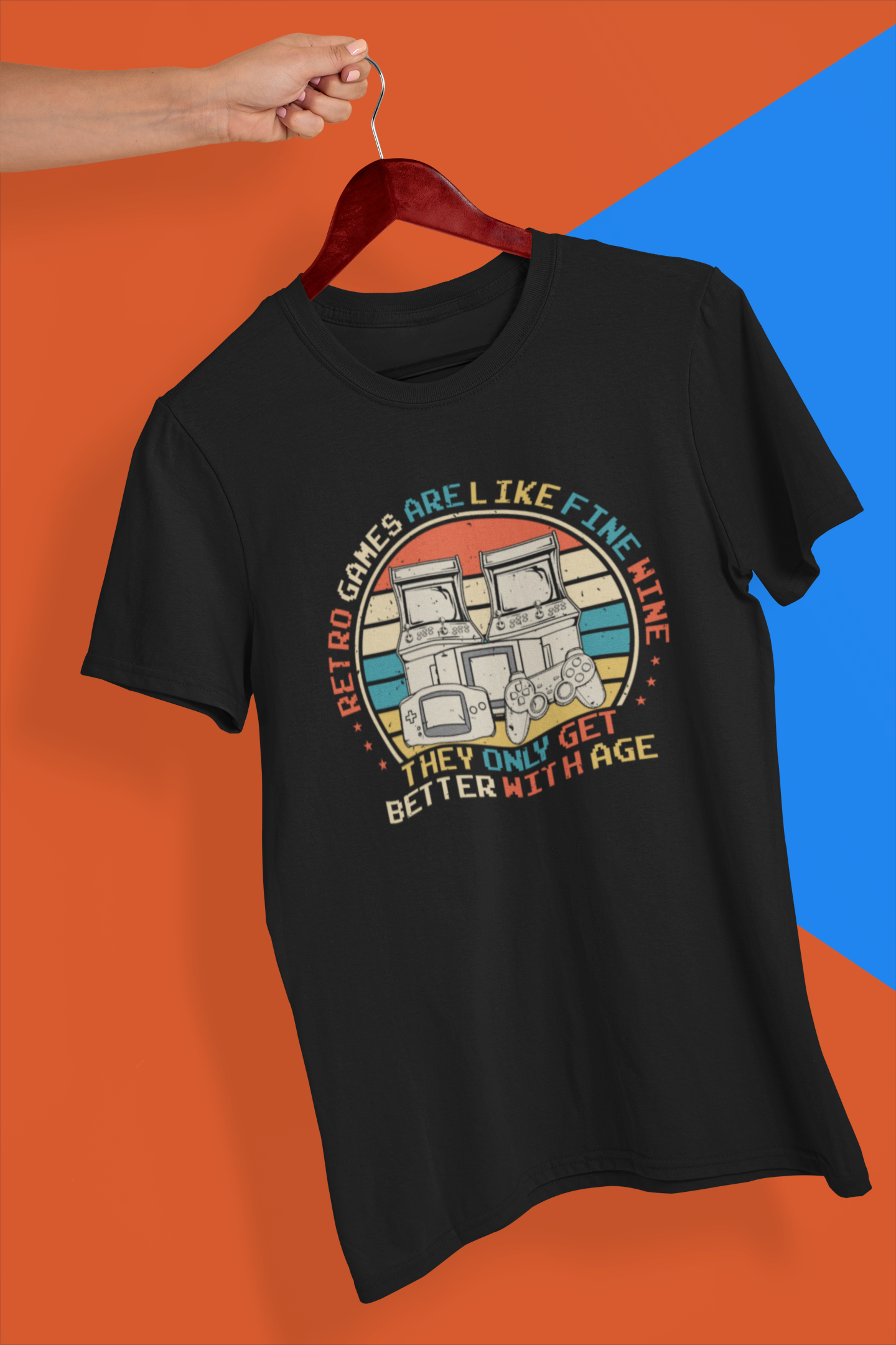 Retro Games Are Like Fine Wine They Only Get Better with Age Shirt product thumbnail image Retro Games Are Like Fine Wine They Only Get Better with Age Shirt product thumbnail image