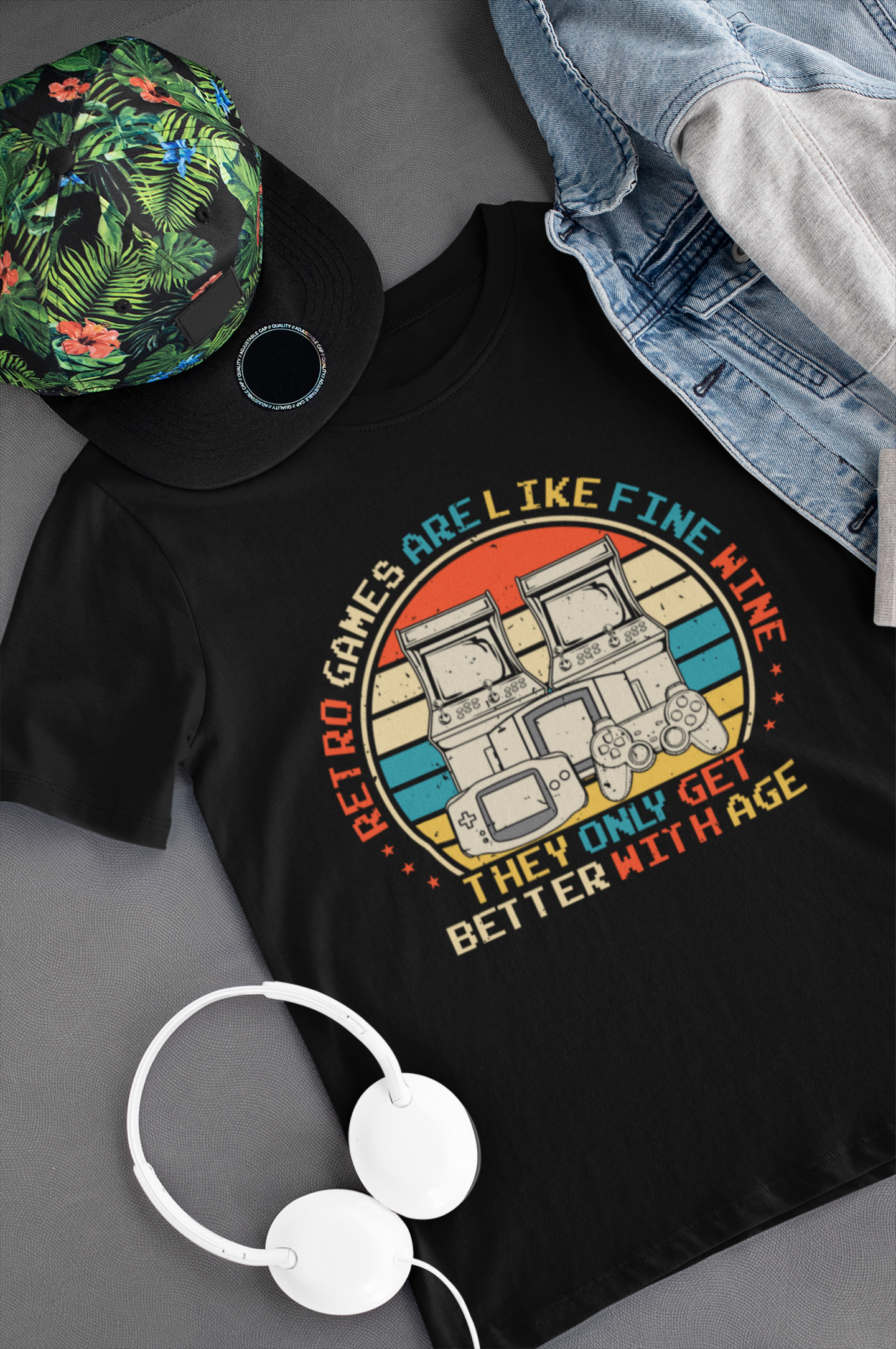 Retro Games Are Like Fine Wine They Only Get Better with Age Shirt product thumbnail image Retro Games Are Like Fine Wine They Only Get Better with Age Shirt product thumbnail image