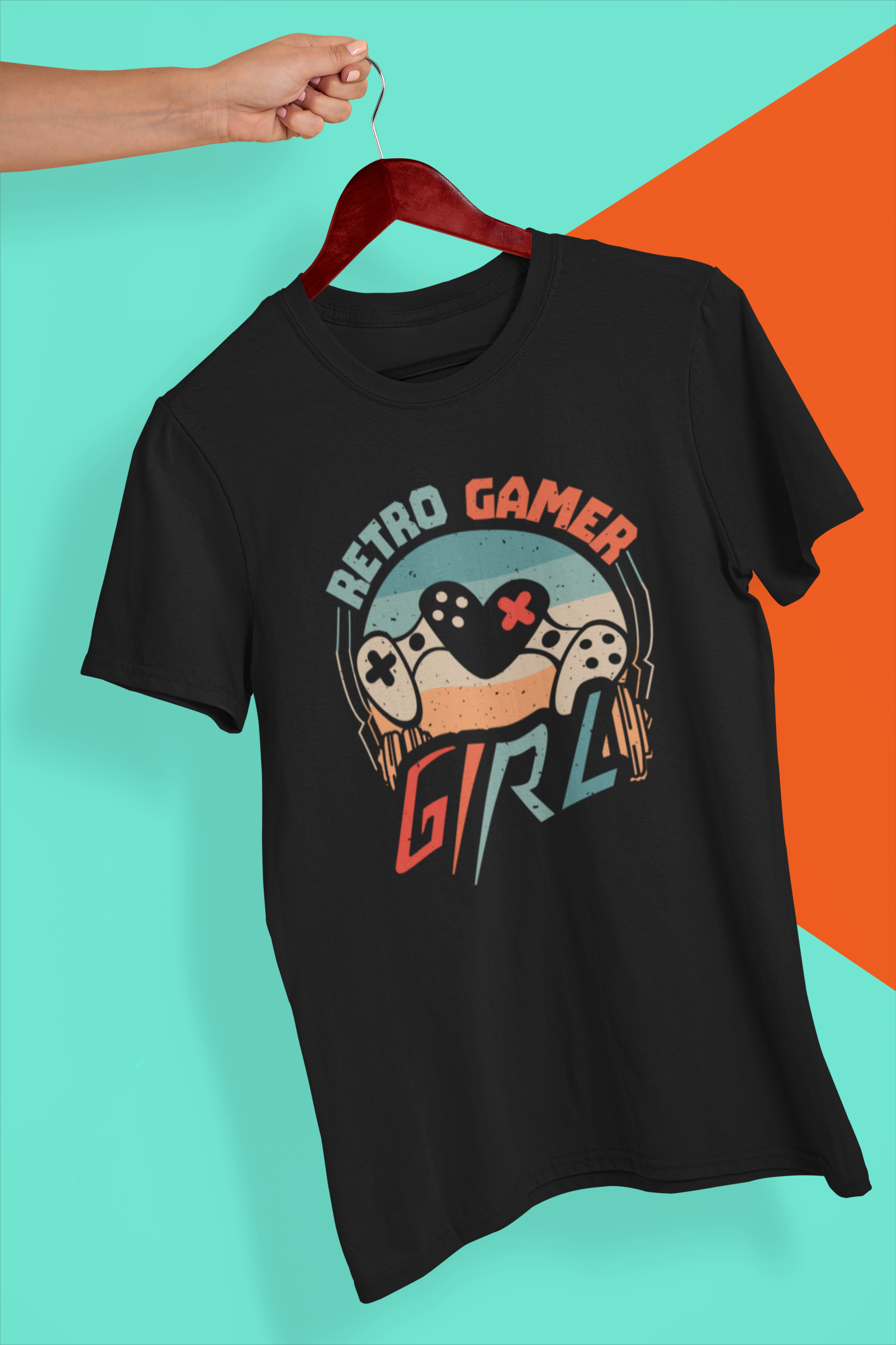 Retro Gamer Girl Shirt product thumbnail image Retro Gamer Girl Shirt product thumbnail image