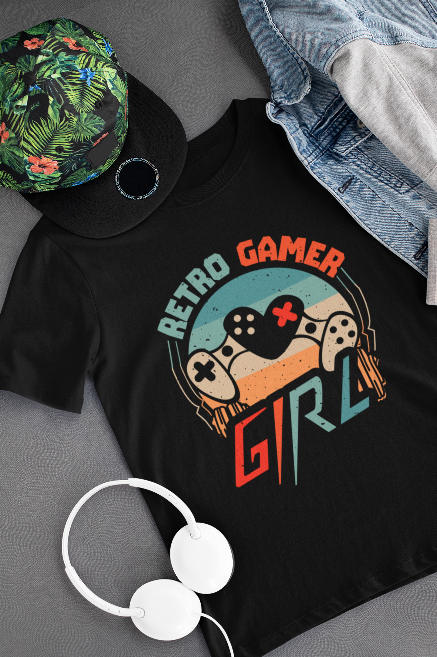 Retro Gamer Girl Shirt product thumbnail image Retro Gamer Girl Shirt product thumbnail image