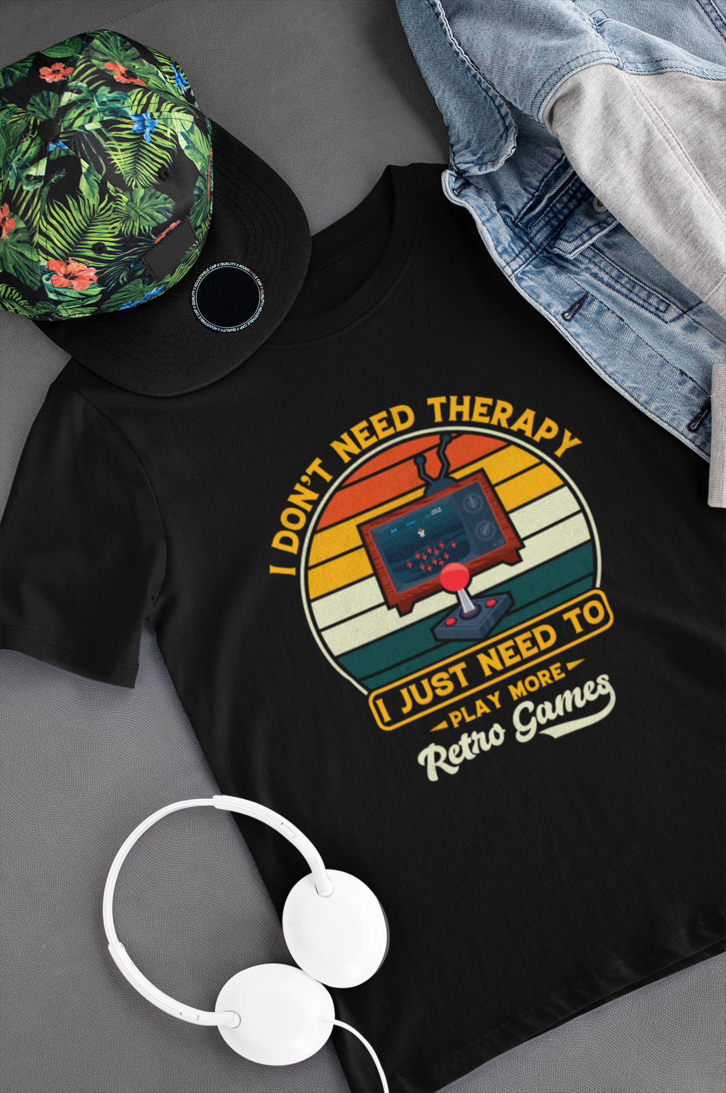 I Don't Need Therapy I Just Need to Play More Retro Games Shirt product thumbnail image
