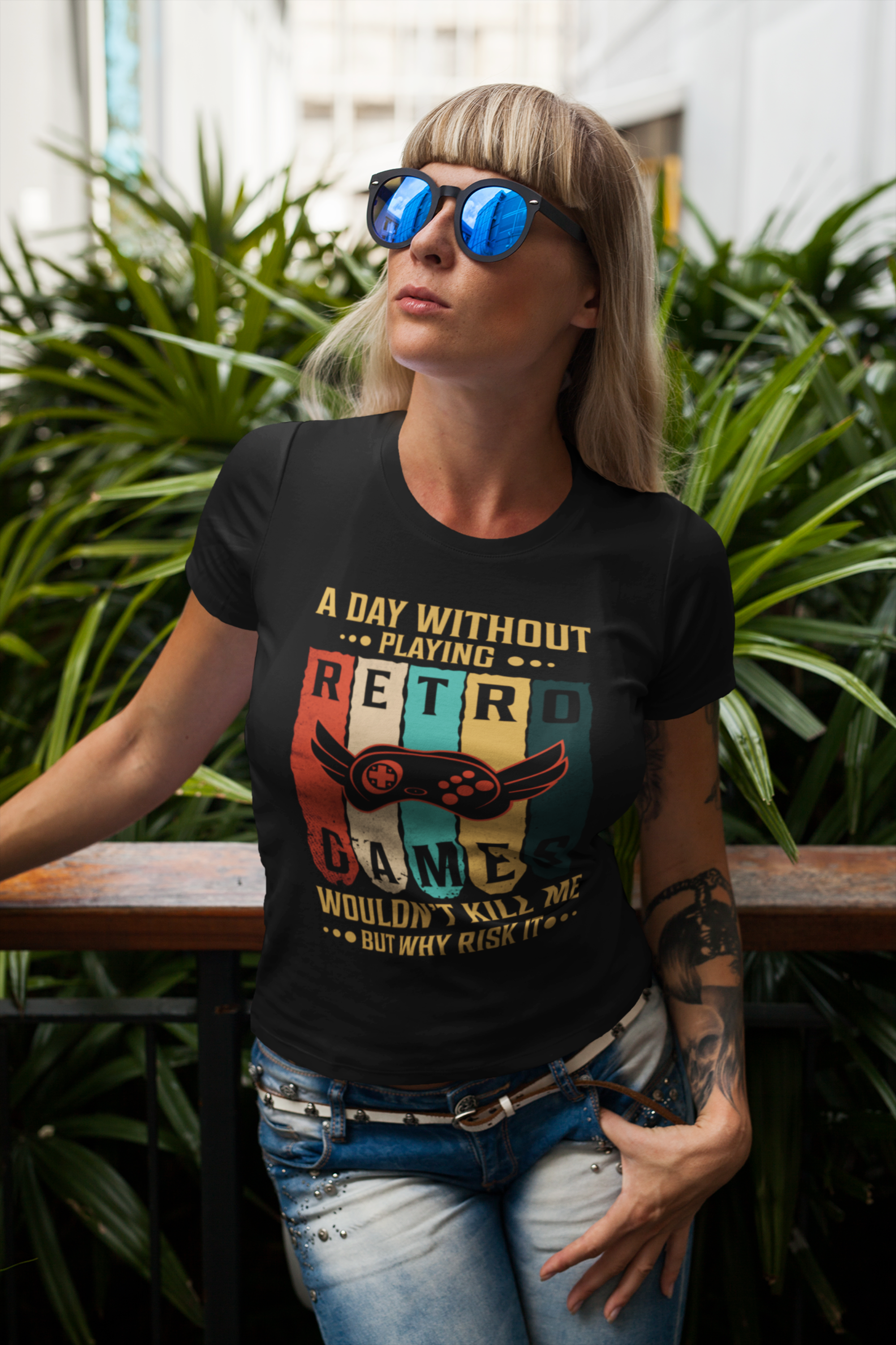 A Day Without Retro Games Won't Kill Me But Why Risk It Shirt