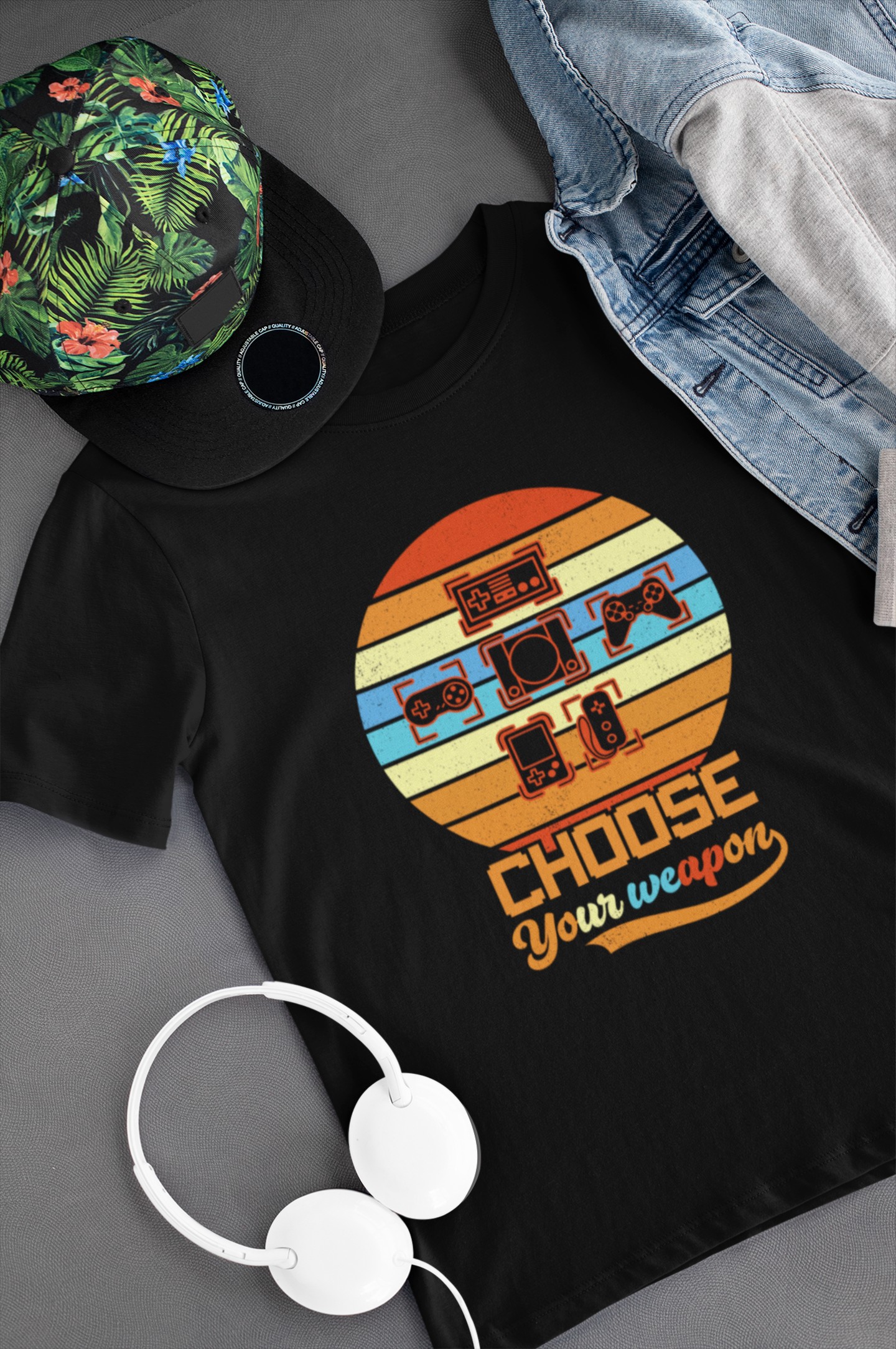 Choose Your Weapon Shirt product thumbnail image Choose Your Weapon Shirt product thumbnail image