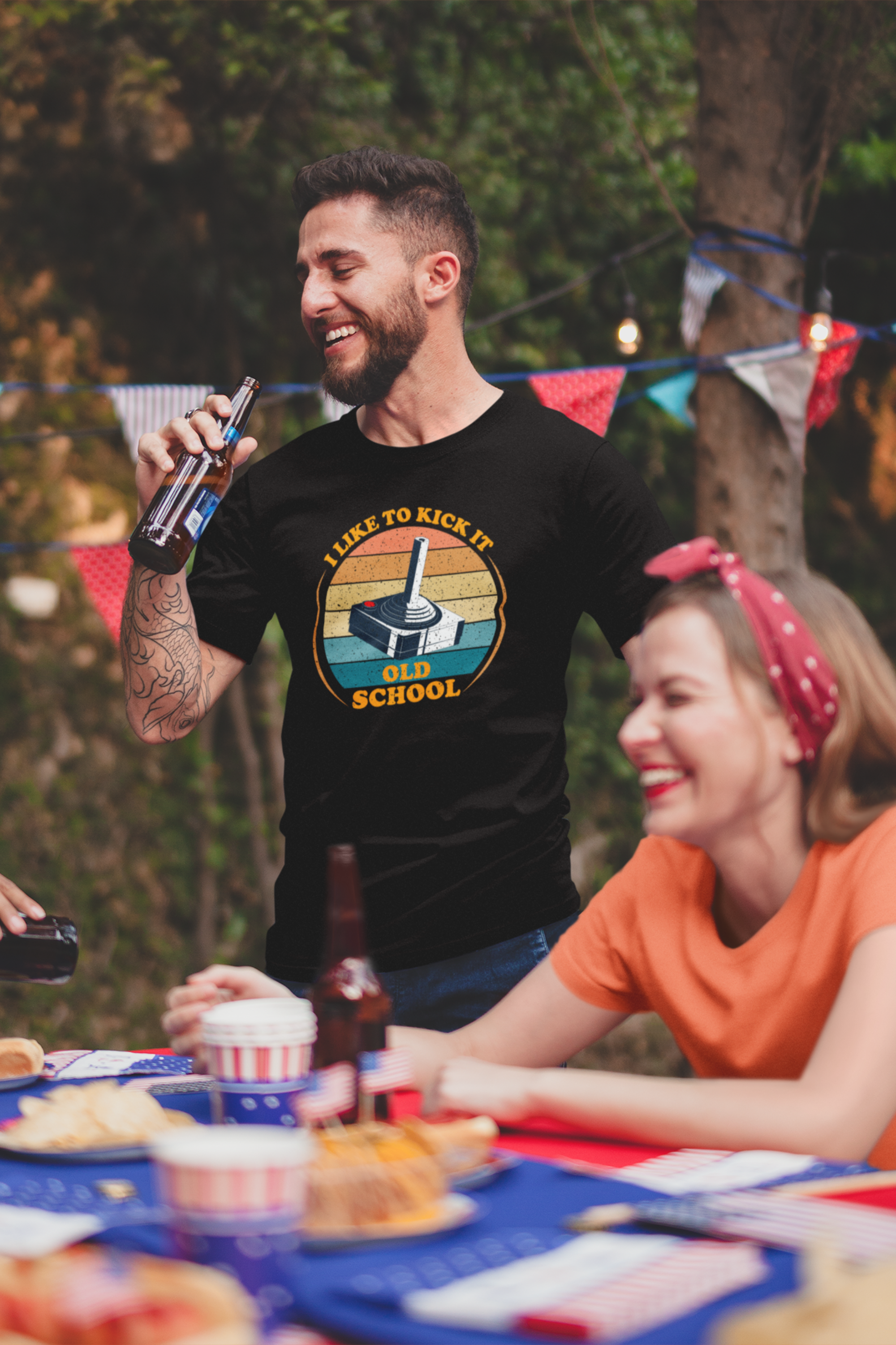 I Like to Kick it Old School Shirt product thumbnail image I Like to Kick it Old School Shirt product thumbnail image